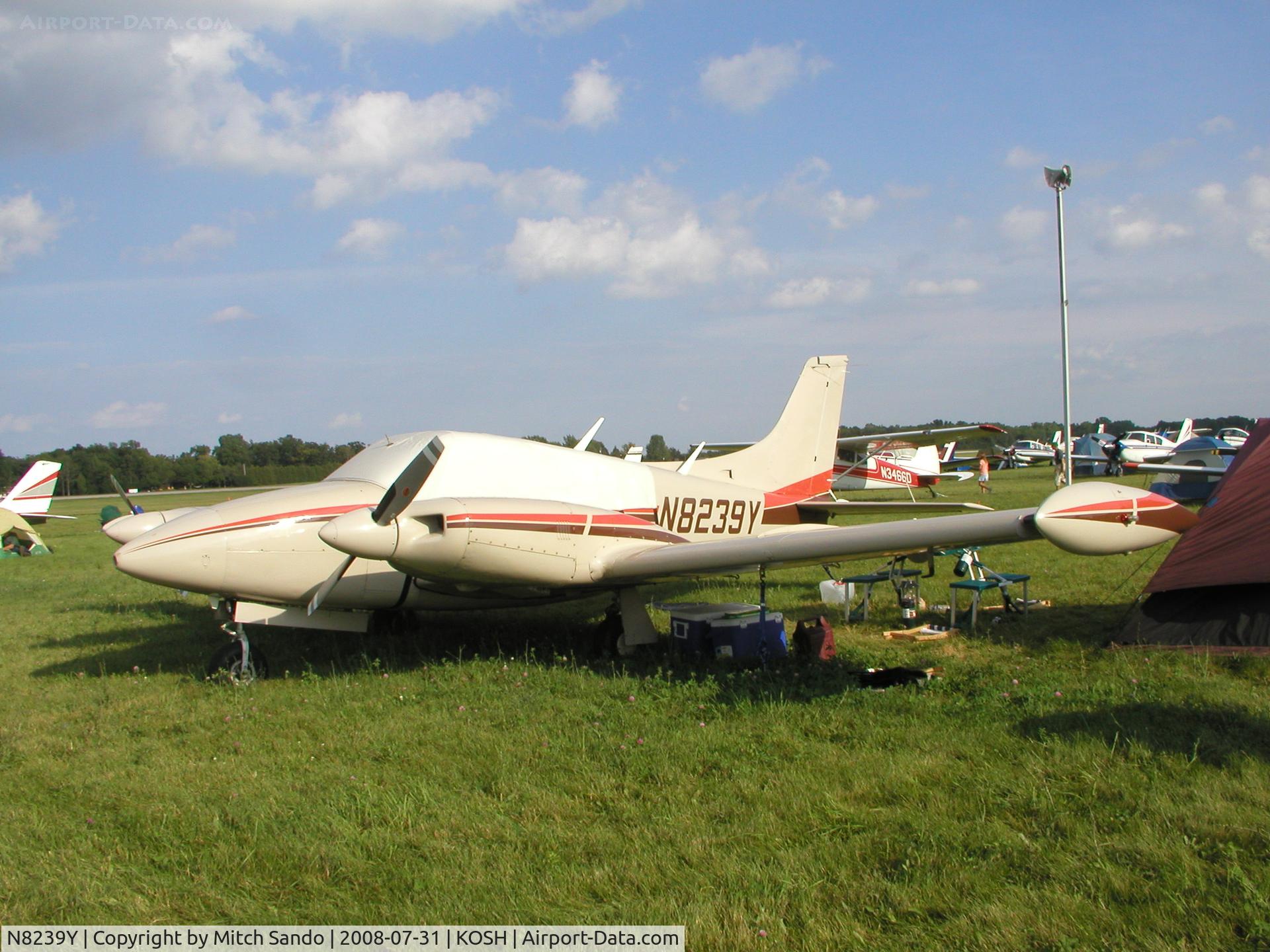 N8239Y, 1966 Piper PA-30 Twin Comanche Twin Comanche C/N 30-1365, EAA AirVenture 2008.