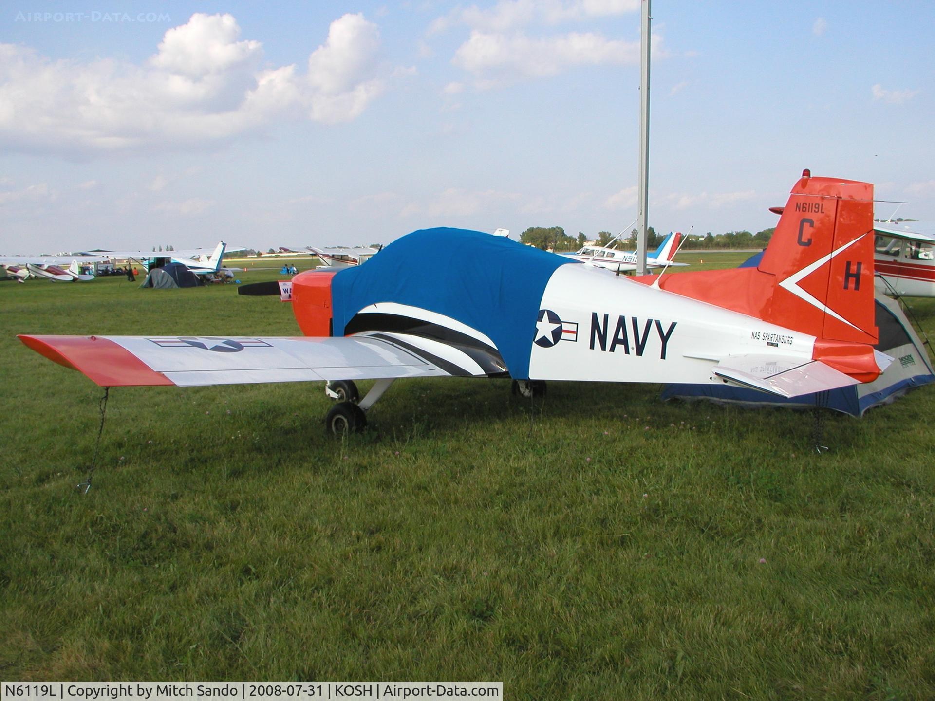 N6119L, 1970 American AA-1 Yankee C/N AA1-0319, EAA AirVenture 2008.