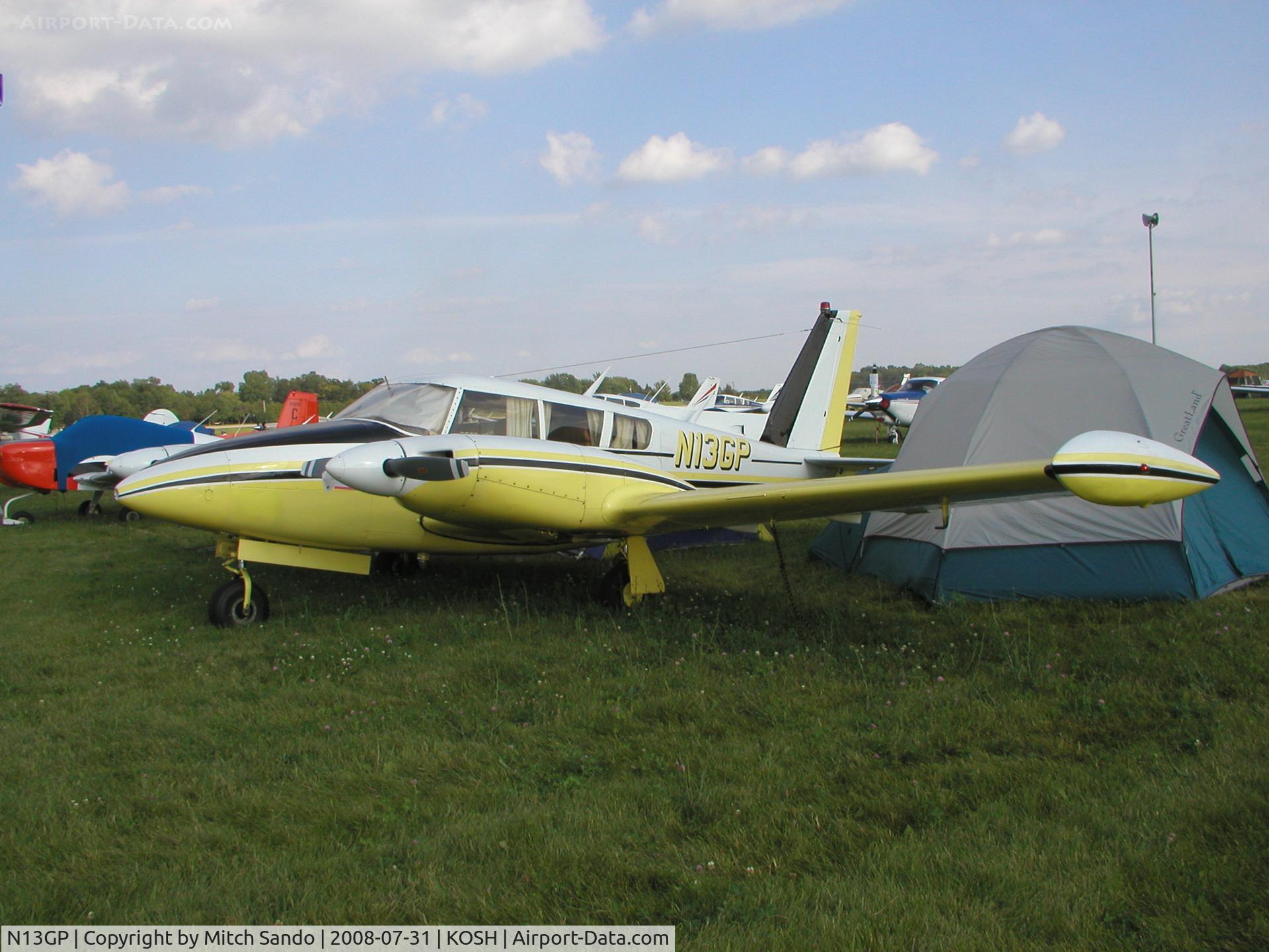 N13GP, 1967 Piper PA-30-160 B Twin Comanche C/N 30-1535, EAA AirVenture 2008.