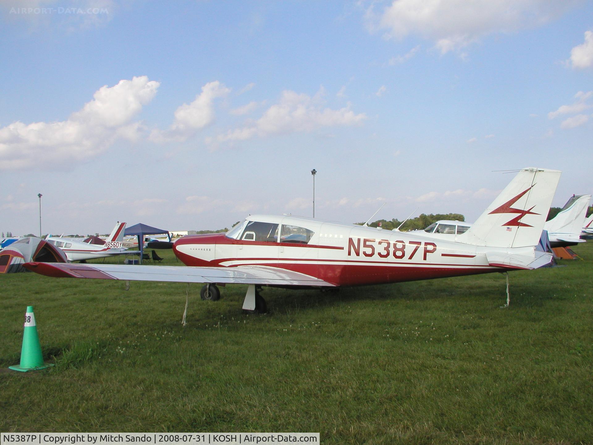 N5387P, 1958 Piper PA-24-250 Comanche C/N 24-438, EAA AirVenture 2008.