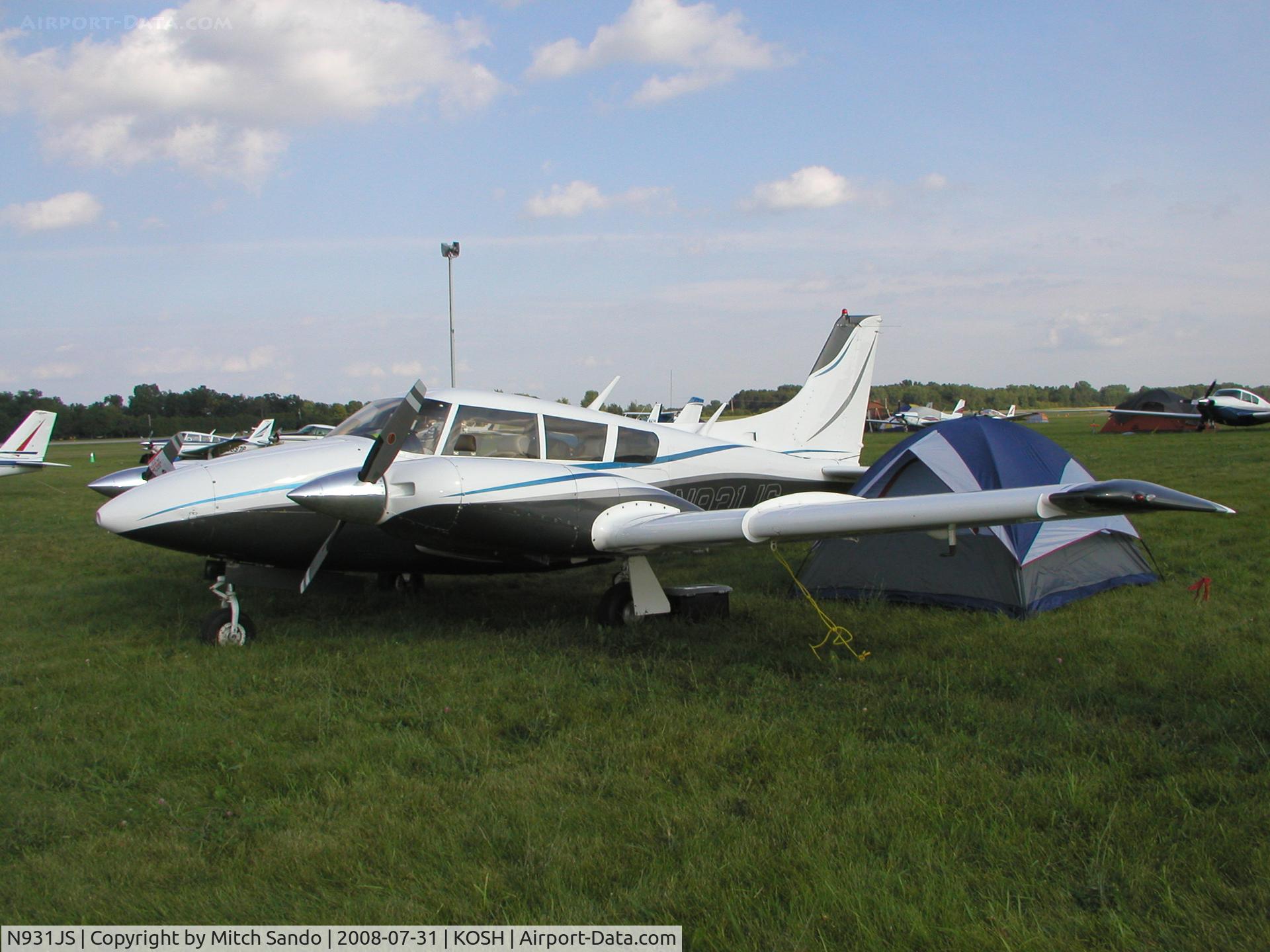 N931JS, 1969 Piper PA-30 Twin Comanche C/N 30-1826, EAA AirVenture 2008.