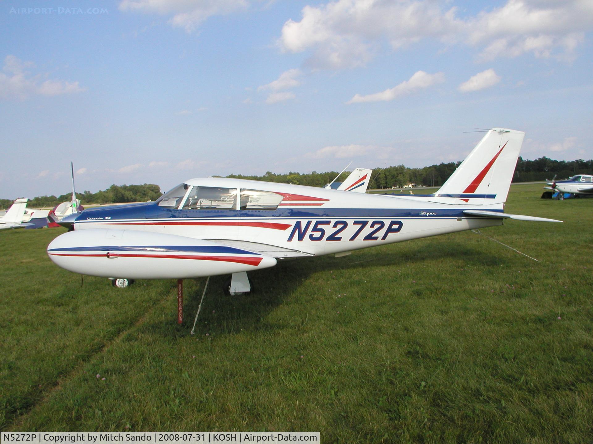 N5272P, 1958 Piper PA-24-250 Comanche C/N 24-311, EAA AirVenture 2008.