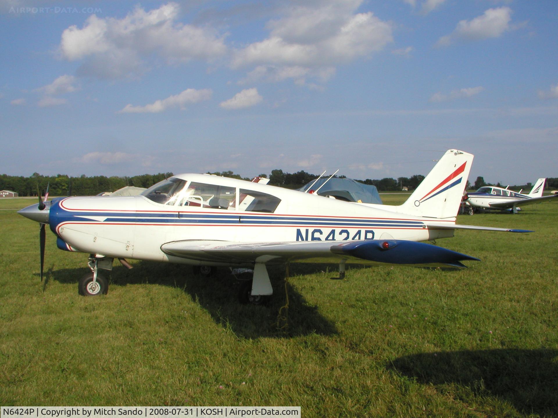N6424P, 1959 Piper PA-24-250 Comanche C/N 24-1534, EAA AirVenture 2008.