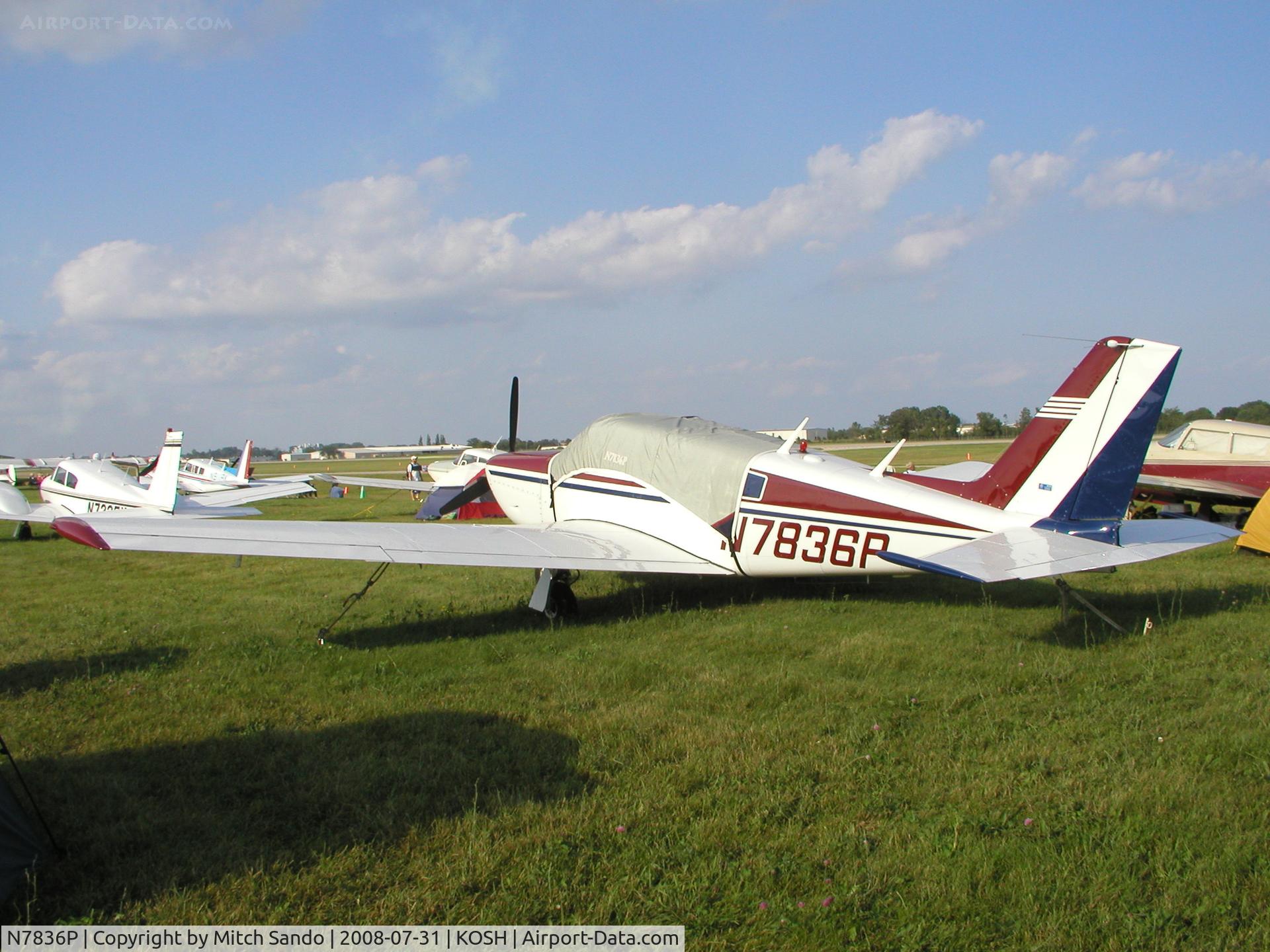 N7836P, 1962 Piper PA-24-250 Comanche C/N 24-3056, EAA AirVenture 2008.