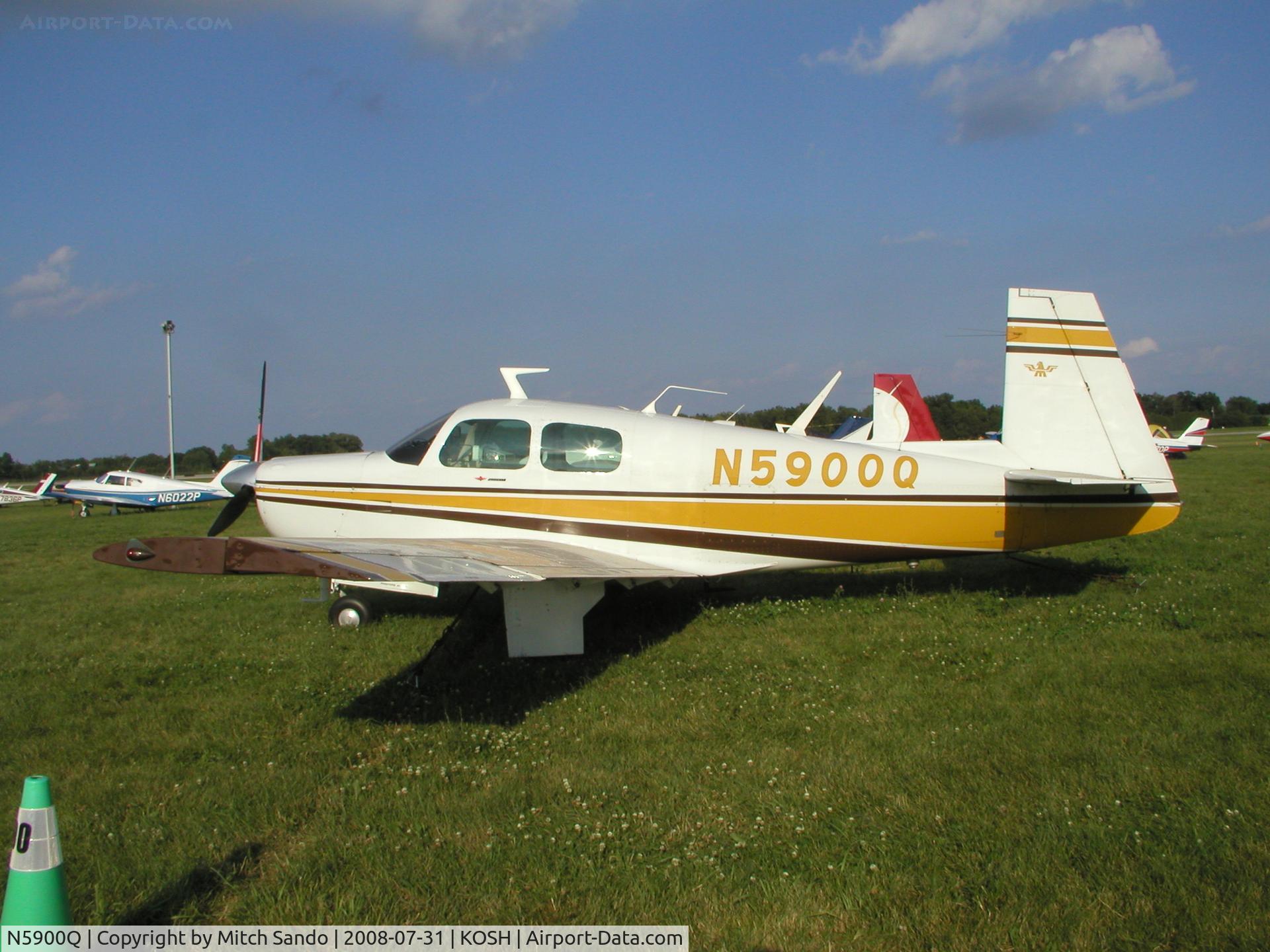 N5900Q, 1965 Mooney M20E Super 21 C/N 816, EAA AirVenture 2008.