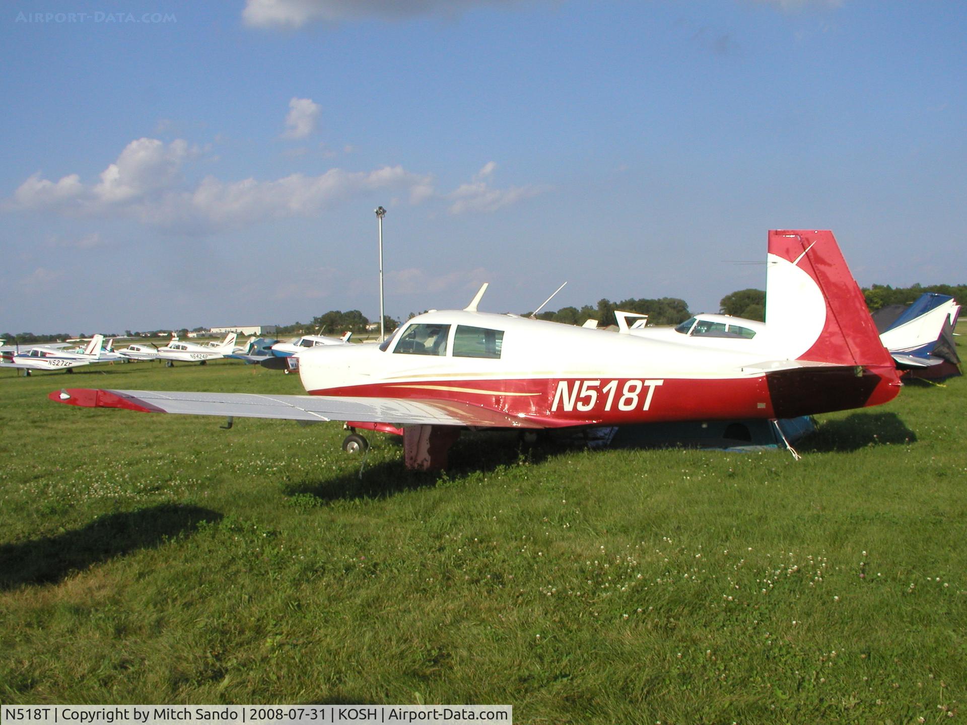 N518T, 1966 Mooney M20C Ranger C/N 3466, EAA AirVenture 2008.