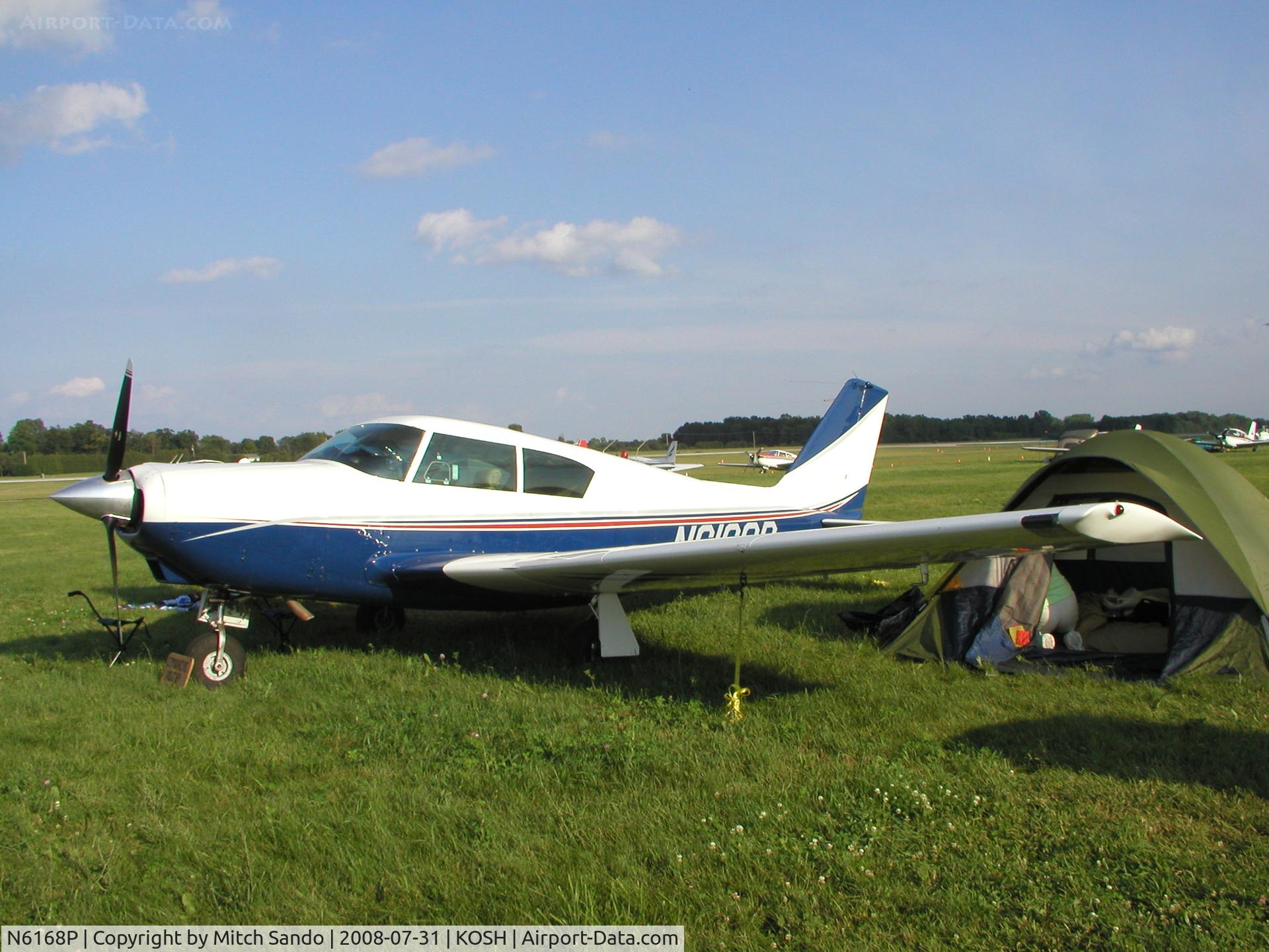 N6168P, 1959 Piper PA-24-250 Comanche C/N 24-1269, EAA AirVenture 2008.