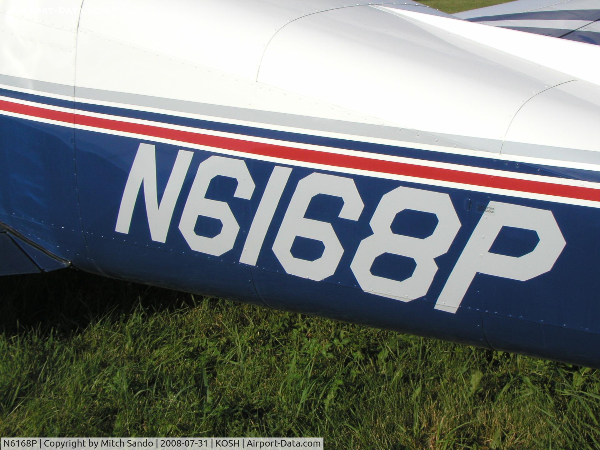 N6168P, 1959 Piper PA-24-250 Comanche C/N 24-1269, EAA AirVenture 2008.