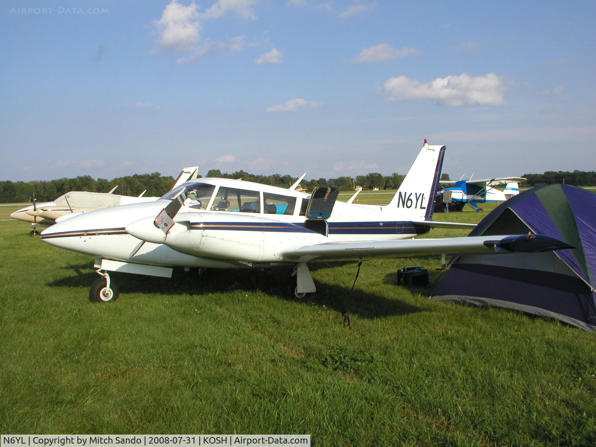 N6YL, 1966 Piper PA-30-160 Twin Comanche Twin Comanche C/N 30-1162, EAA AirVenture 2008.