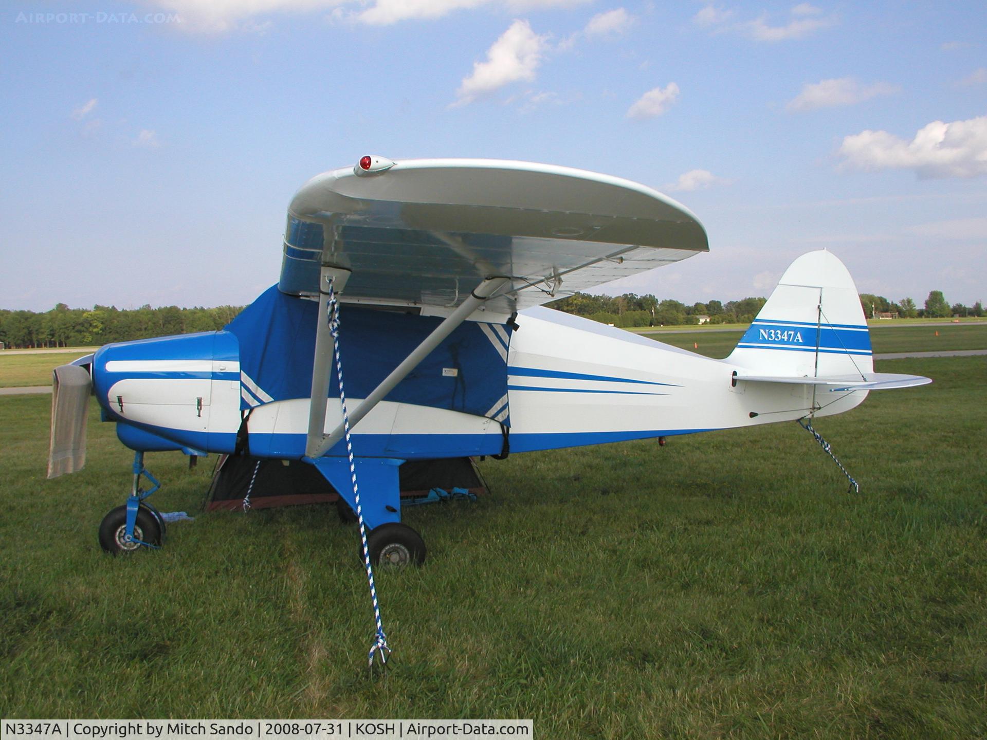 N3347A, 1953 Piper PA-22-135 Tri-Pacer C/N 22-1617, EAA AirVenture 2008.