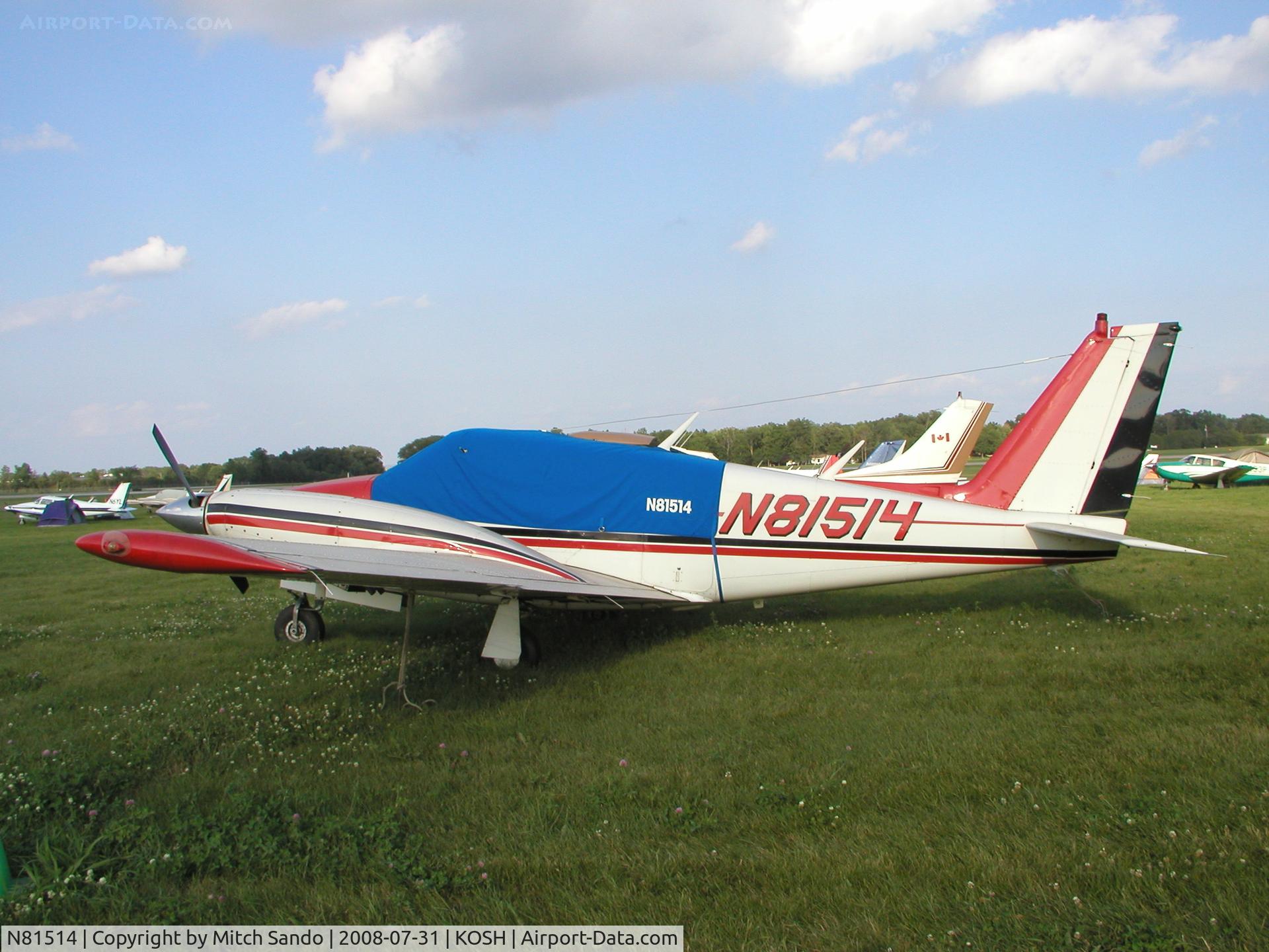 N81514, 1966 Piper PA-30 Twin Comanche C/N 30-1264, EAA AirVenture 2008.