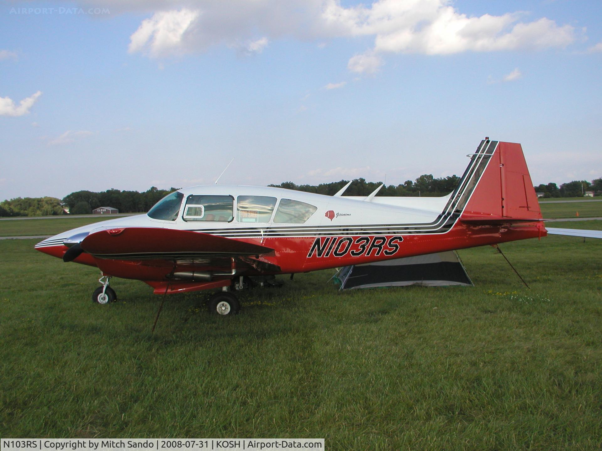 N103RS, 1957 Piper PA-23 Aztec C/N 23-1165, EAA AirVenture 2008.