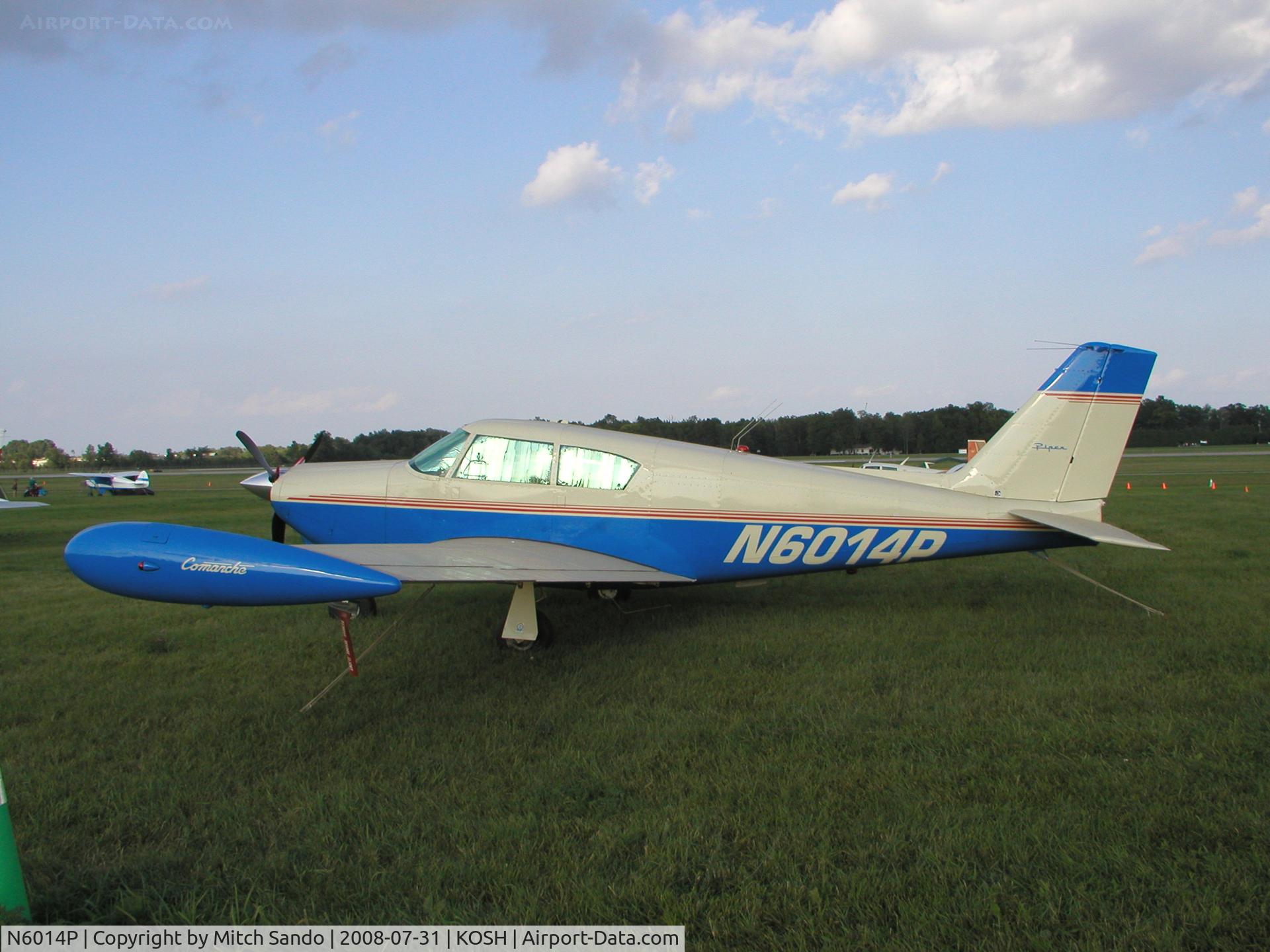 N6014P, 1959 Piper PA-24 C/N 24-1109, EAA AirVenture 2008.