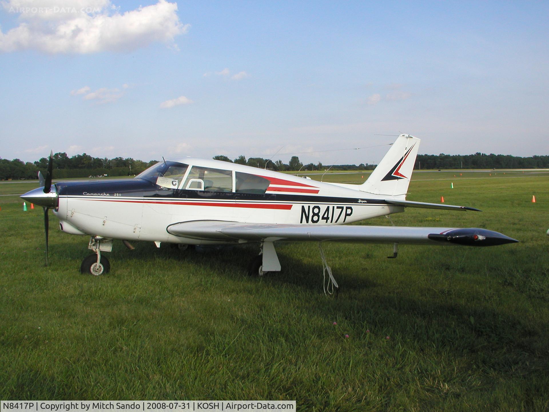 N8417P, 1964 Piper PA-24-250 Comanche C/N 24-3669, EAA AirVenture 2008.