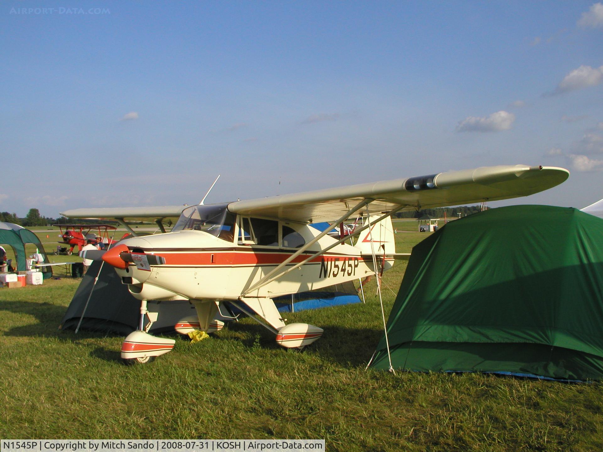 N1545P, 1954 Piper PA-22-135 Tri-Pacer C/N 22-2409, EAA AirVenture 2008.