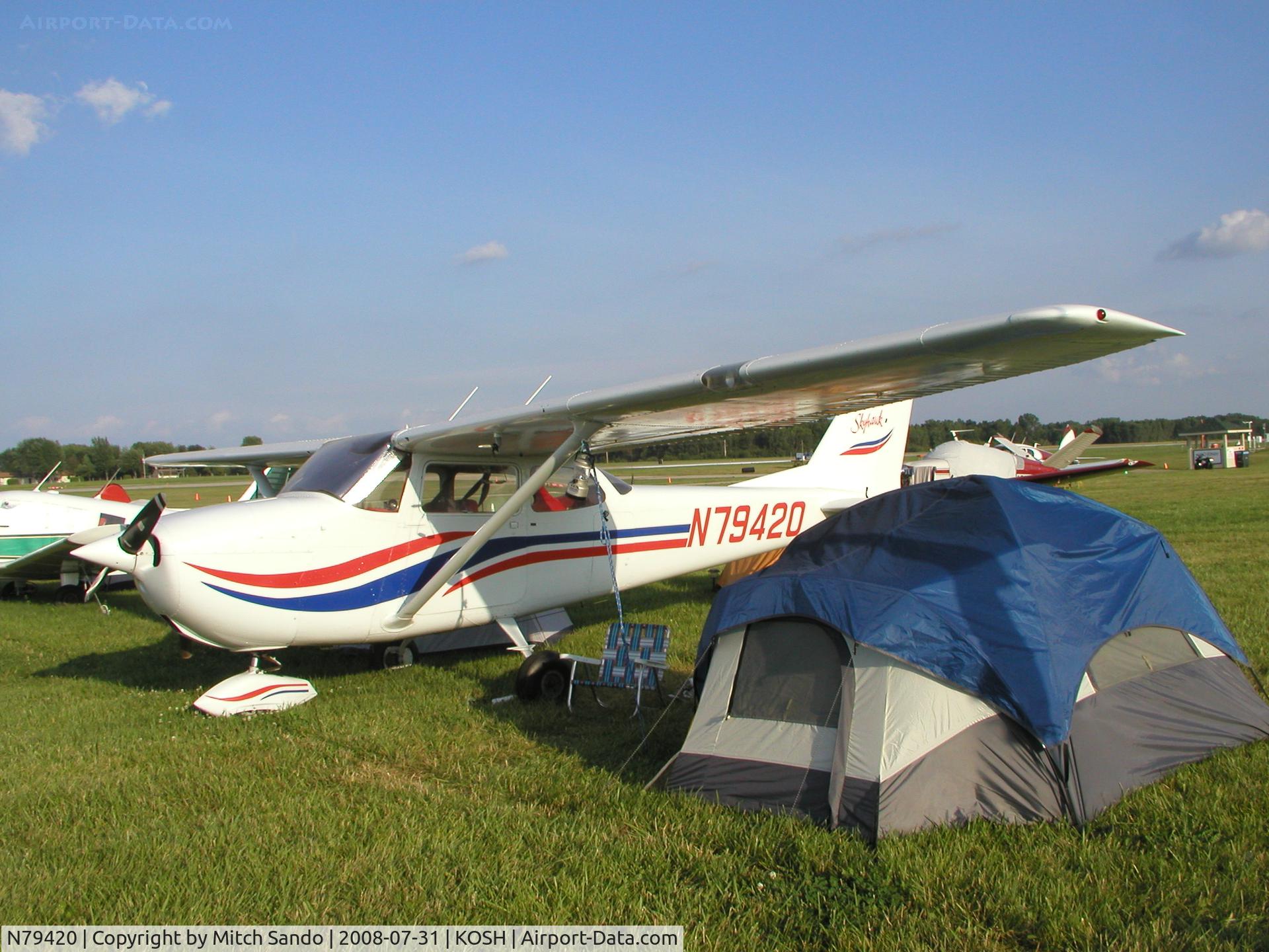 N79420, 1969 Cessna 172K Skyhawk C/N 17258071, EAA AirVenture 2008.