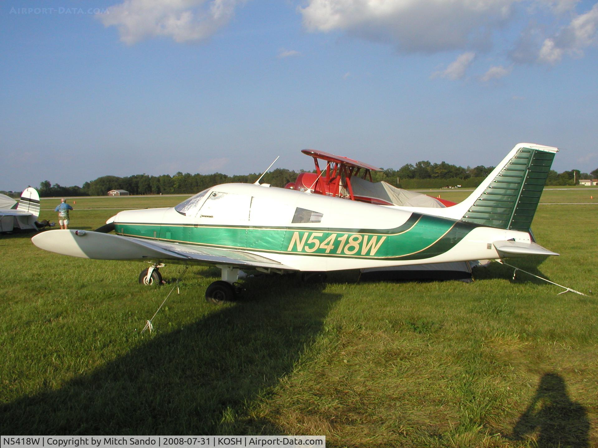 N5418W, 1962 Piper PA-28 C/N 28-489, EAA AirVenture 2008.