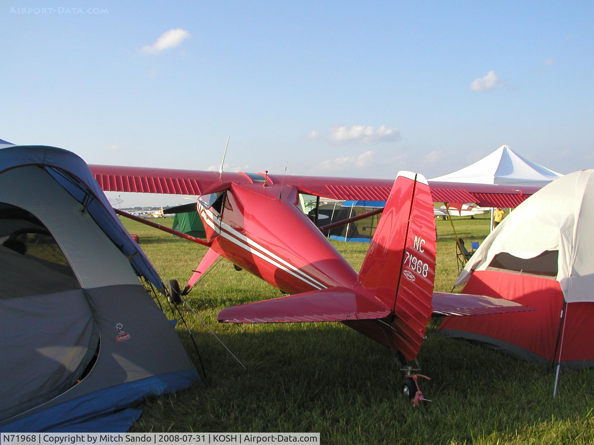 N71968, 1946 Luscombe 8A C/N 3395, EAA AirVenture 2008.