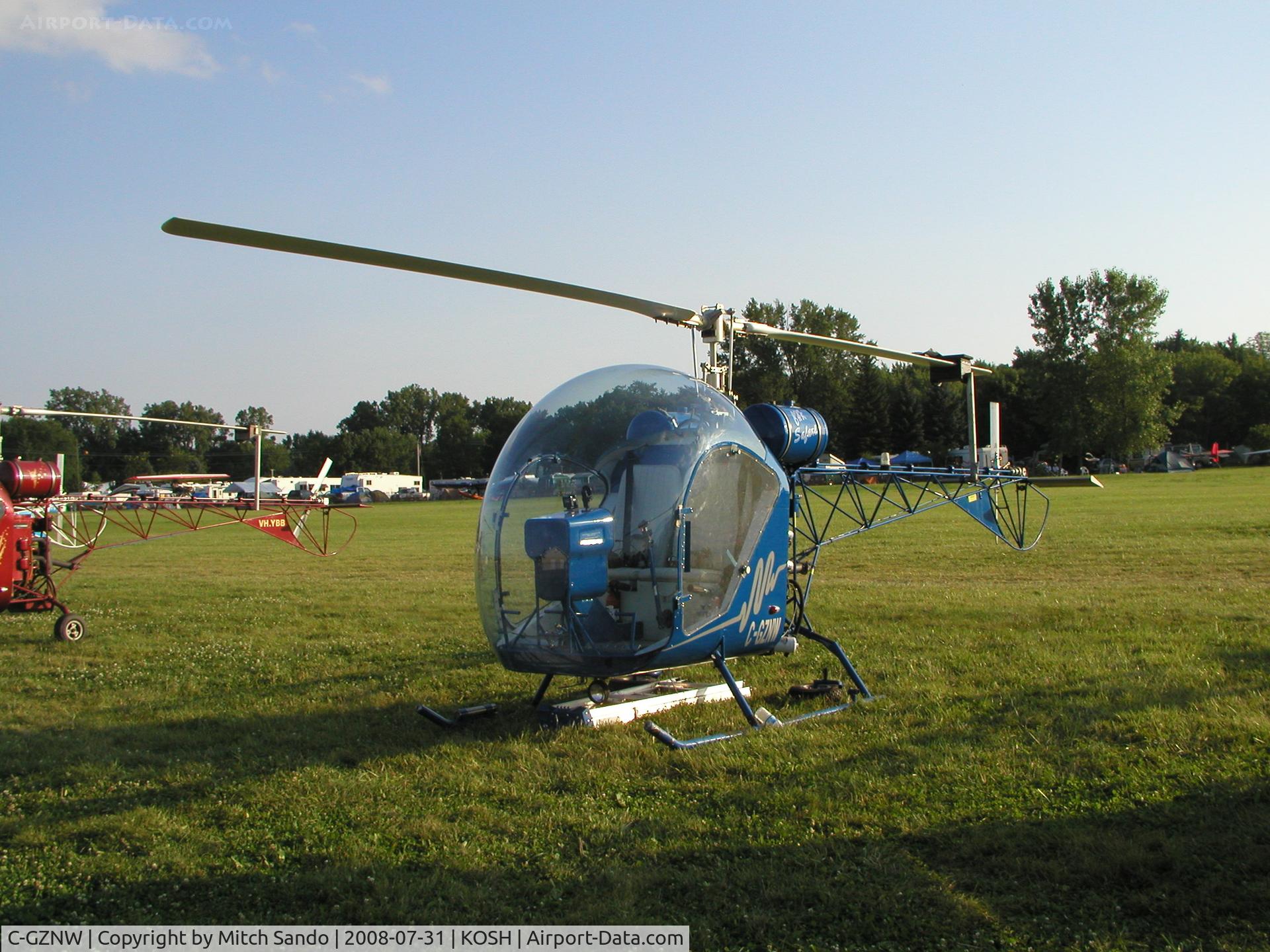 C-GZNW, 2003 Canadian Home Rotors Safari C/N BB2084, EAA AirVenture 2008.