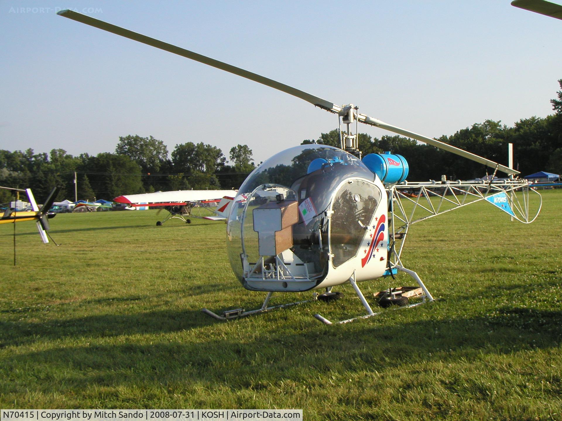 N70415, Canadian Home Rotors Safari C/N 0442N, EAA AirVenture 2008.