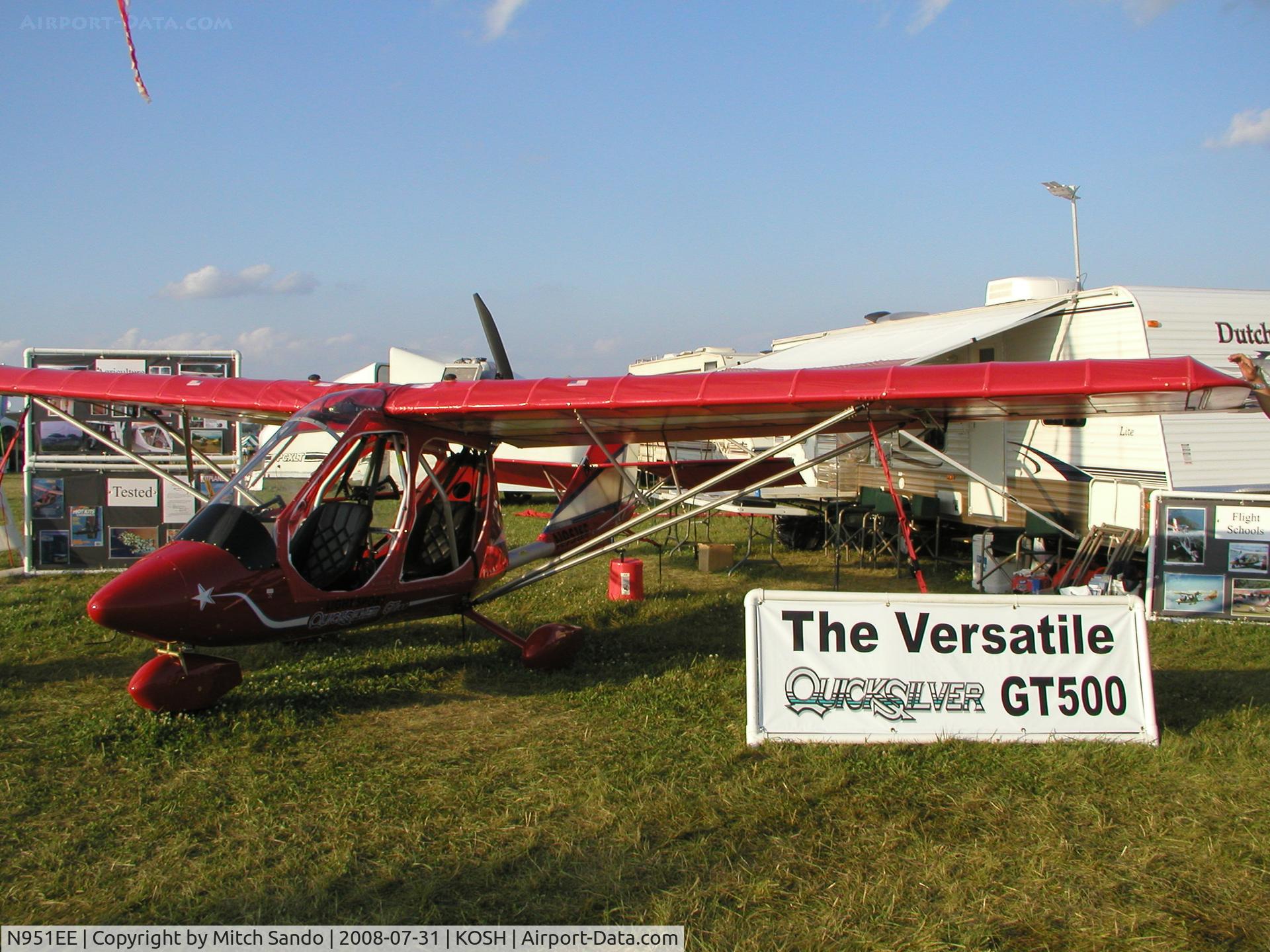 N951EE, 2007 Quicksilver GT500 C/N 0416, EAA AirVenture 2008.
