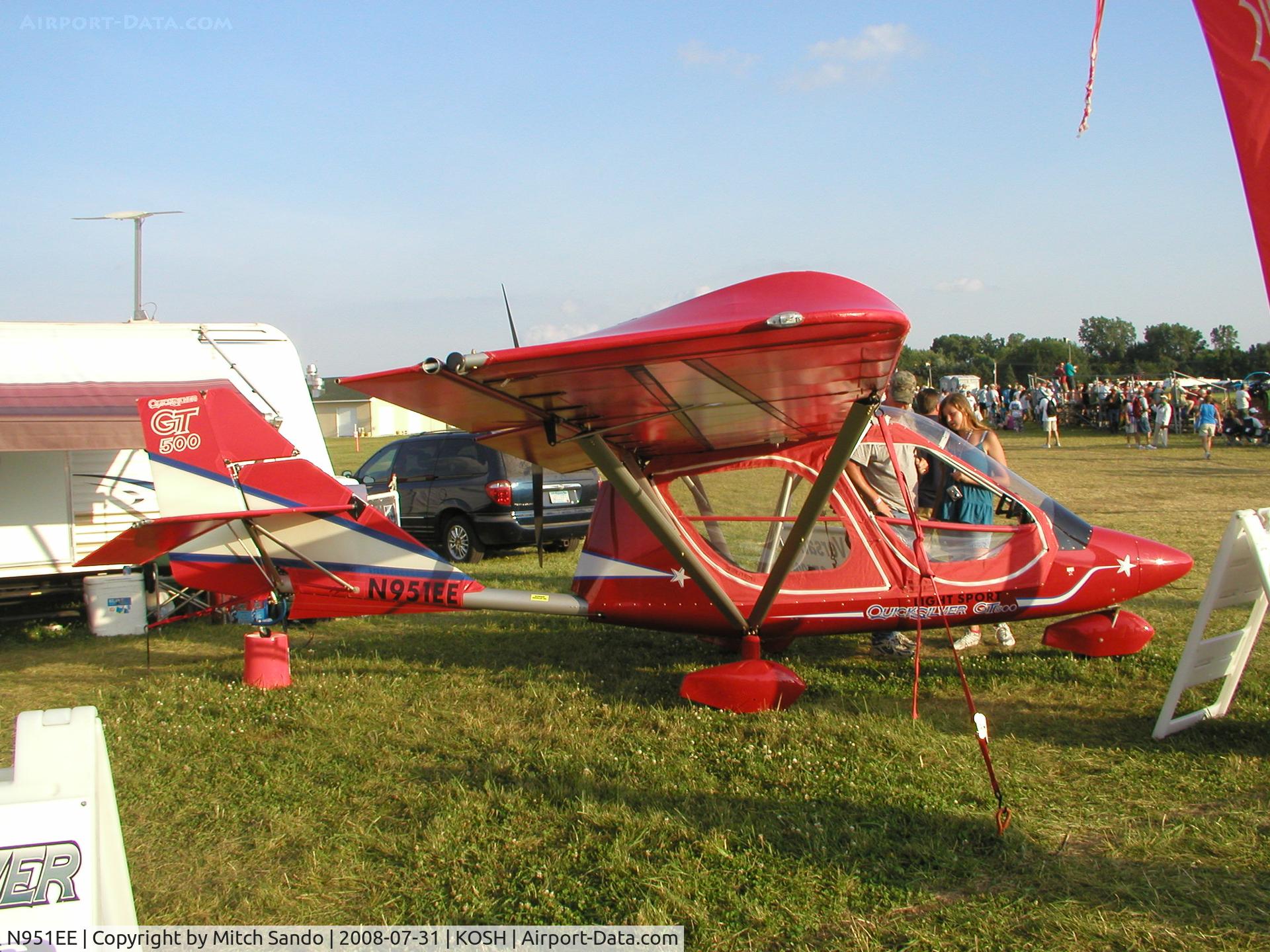 N951EE, 2007 Quicksilver GT500 C/N 0416, EAA AirVenture 2008.
