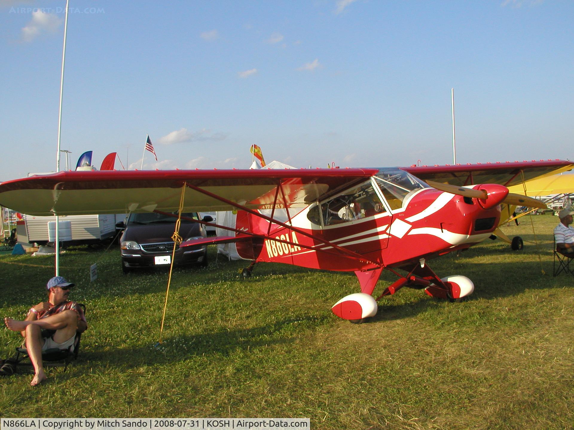 N866LA, 2006 Zlin Savage Classic C/N 0082, EAA AirVenture 2008.