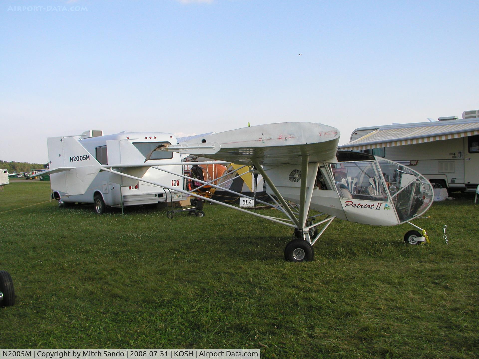 N2005M, 2006 American Patriot Patriot II C/N P26001, EAA AirVenture 2008.