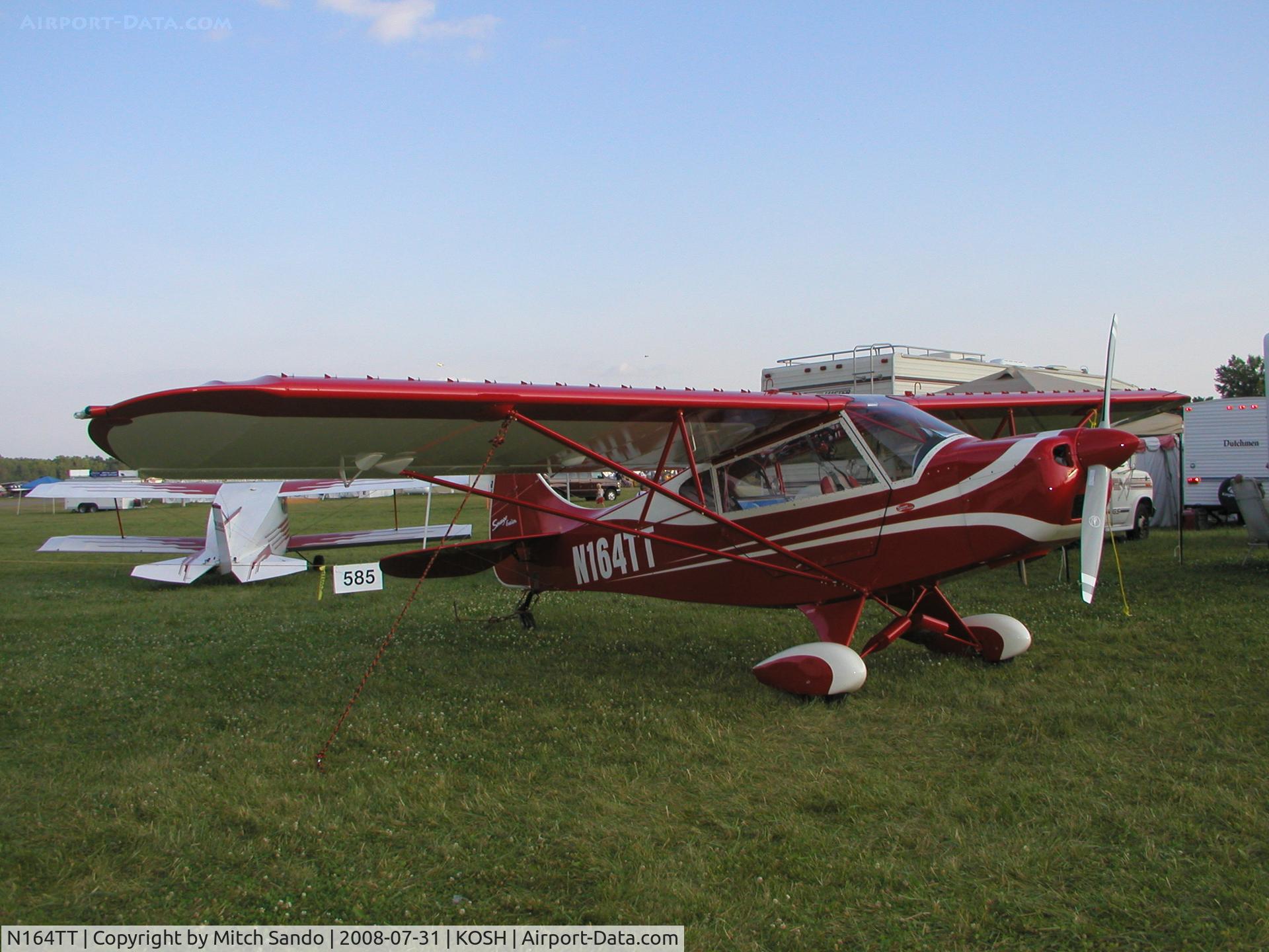 N164TT, 2007 Zlin Savage Classic C/N 0120, EAA AirVenture 2008.