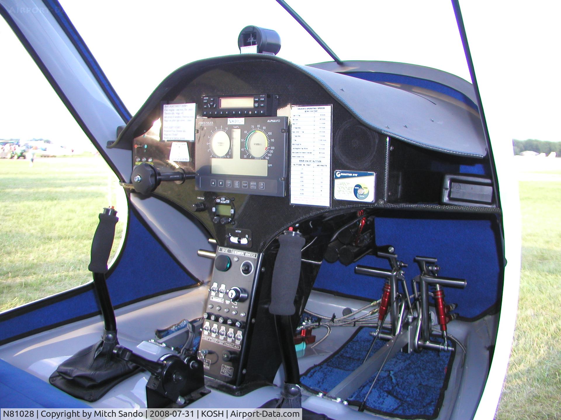 N81028, 2004 Pipistrel Sinus 912 C/N 143S9120604KIT49, EAA AirVenture 2008.