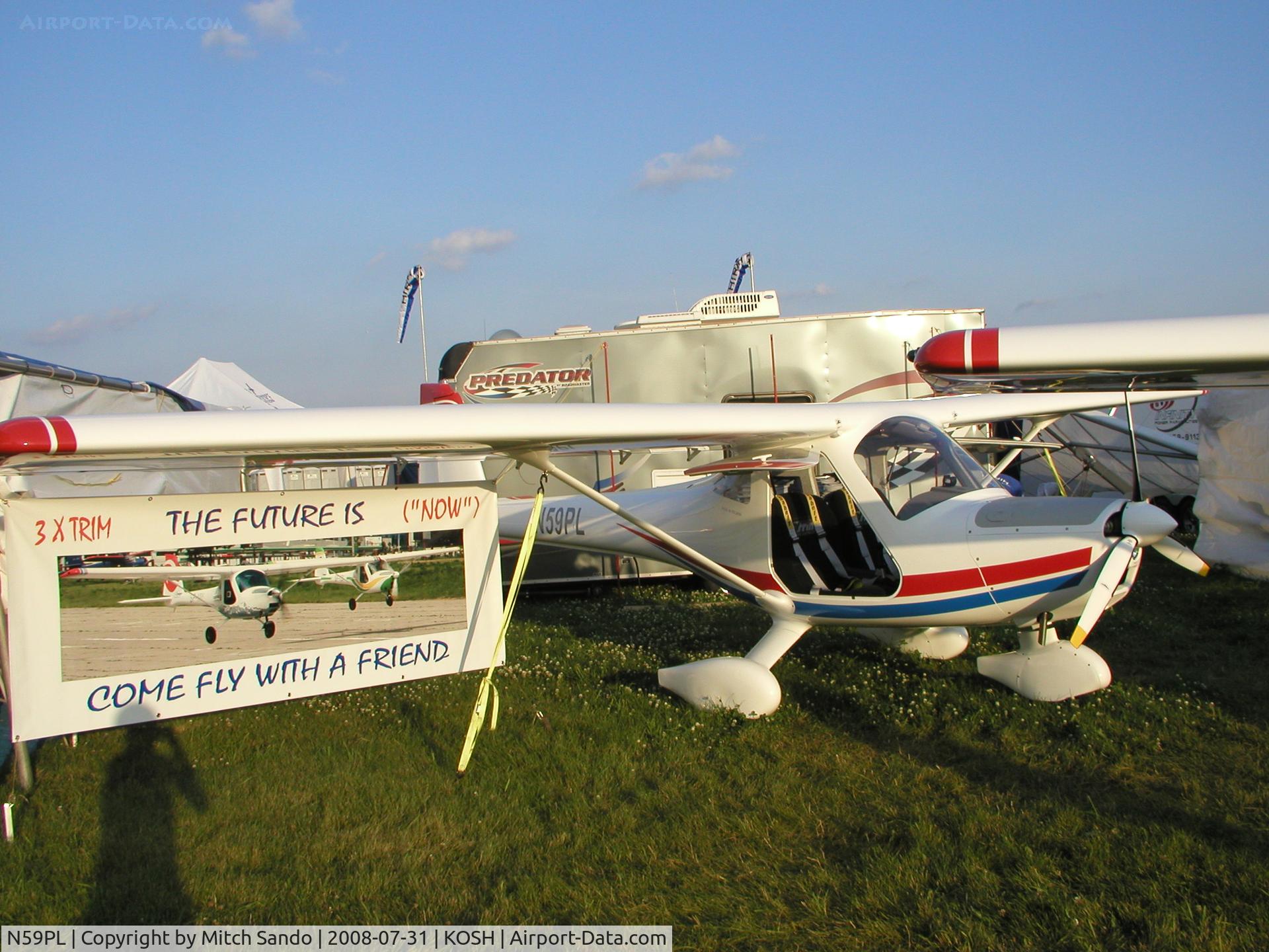 N59PL, 3XTrim 3XLS Navigator 600 C/N E67.US, EAA AirVenture 2008.