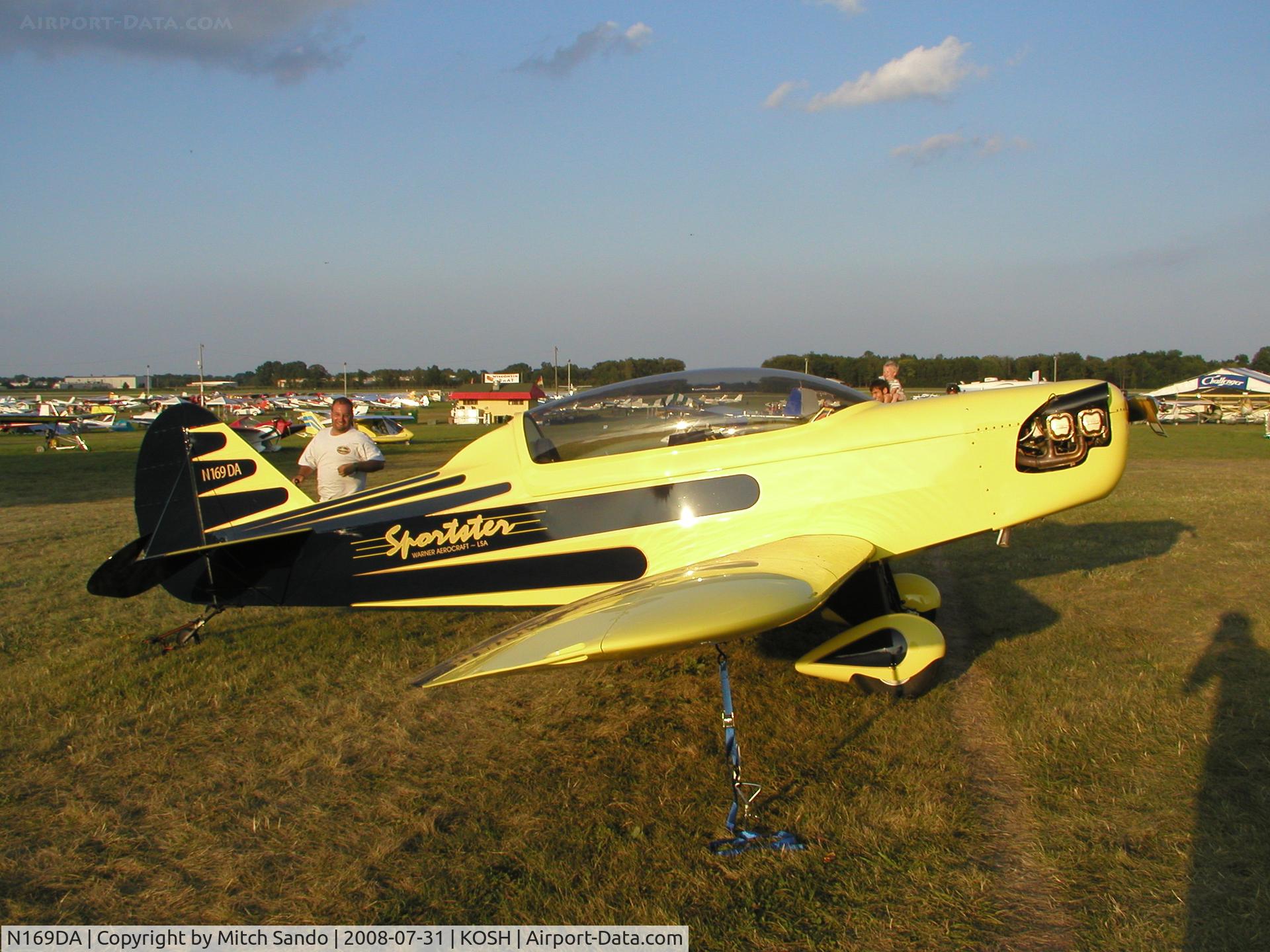 N169DA, 2007 Warner Sportster C/N 11707-SPTEXLSA1, EAA AirVenture 2008.