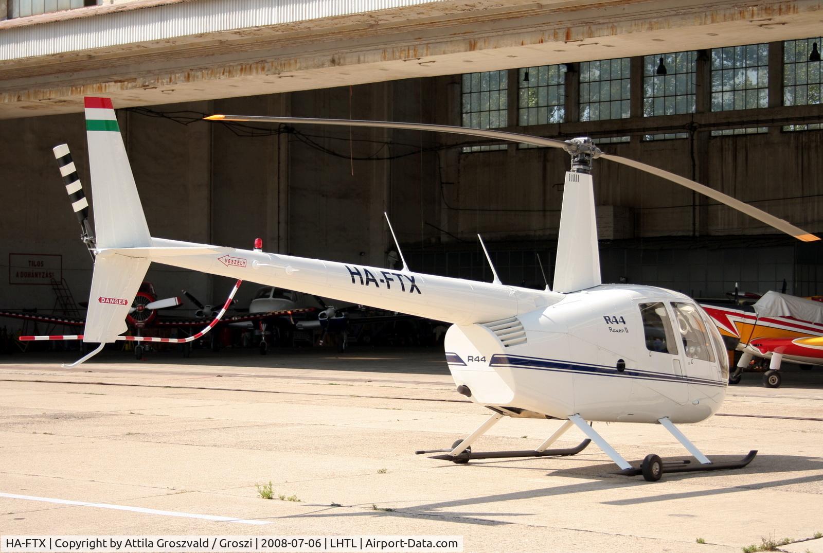 HA-FTX, 2007 Robinson R44 Raven II C/N 11742, Tököl airport, Hungary