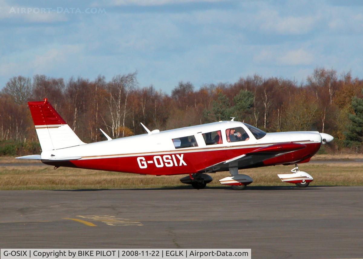 G-OSIX, 1966 Piper PA-32-260 Cherokee Six Cherokee Six C/N 32-499, TAXYING UP TO THE TERMINAL