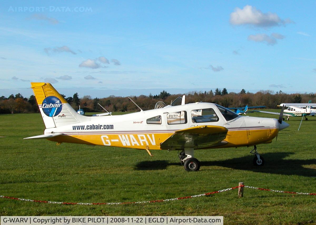 G-WARV, 1998 Piper PA-28-161 Cherokee Warrior III C/N 2842036, PARKED OUTSIDE THE CABAIR CENTRE