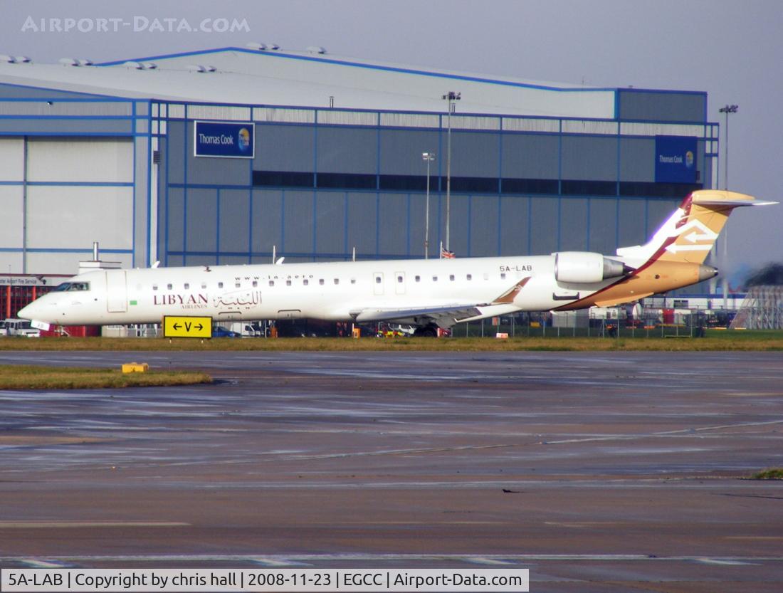 5A-LAB, 2007 Bombardier CRJ-900ER (CL-600-2D24) C/N 15121, Libyan Airlines