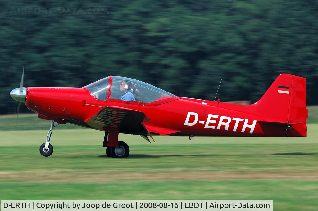 D-ERTH, 1968 Aeromere F-8L Falco III C/N 417, landing at the old timer fly in 2008
