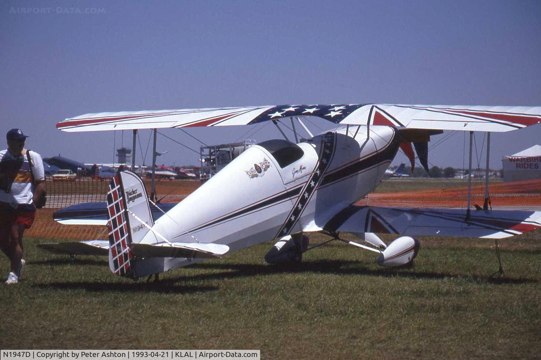 N1947D, 1953 Beech D35 C/N D-3419, Bucker Jungmann (Note further use of this registration). Sun 'n' Fun 1993