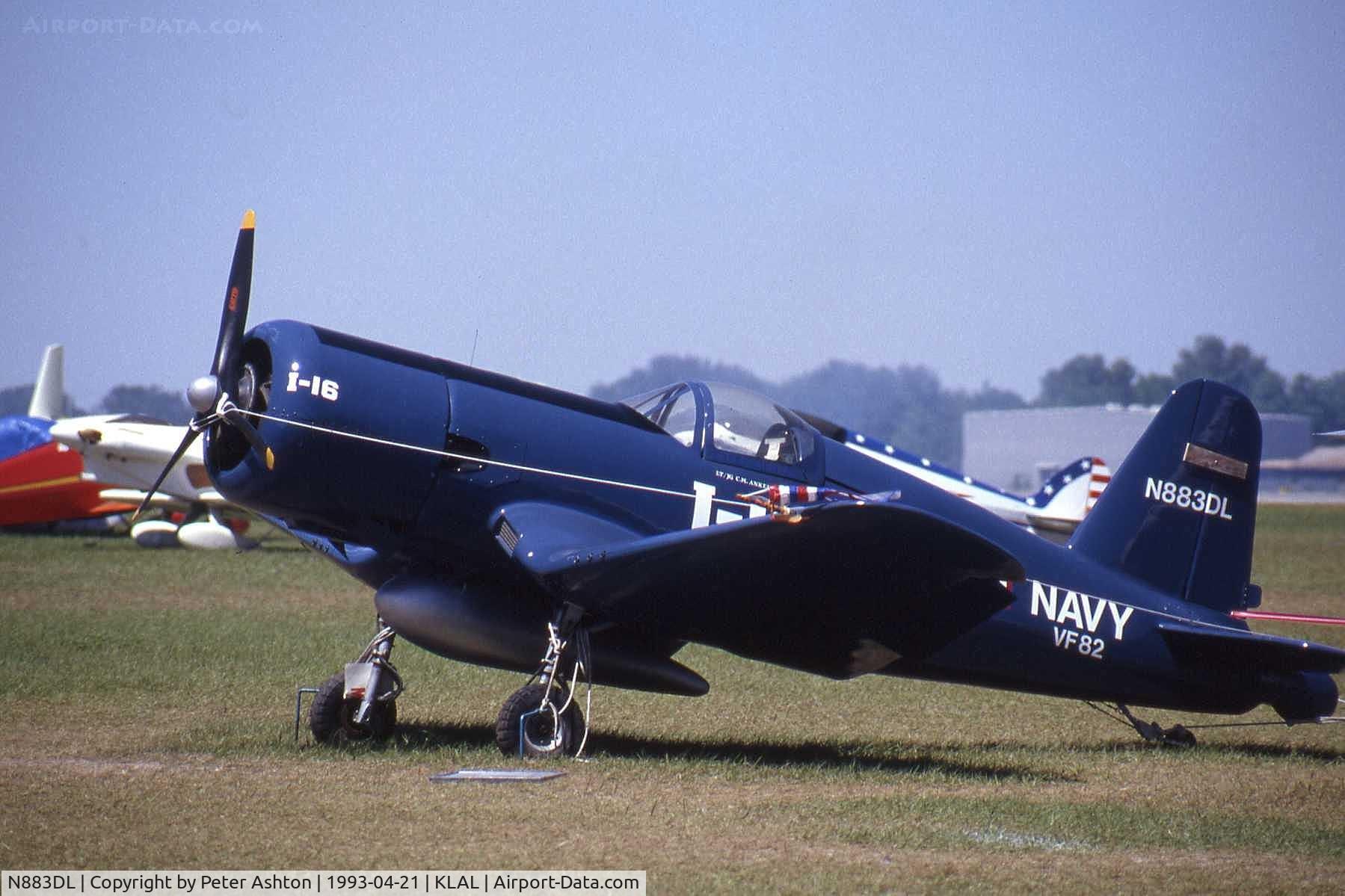 N883DL, 1978 WAR Vought F4U Corsair C/N 15, Sun 'n' Fun 1993