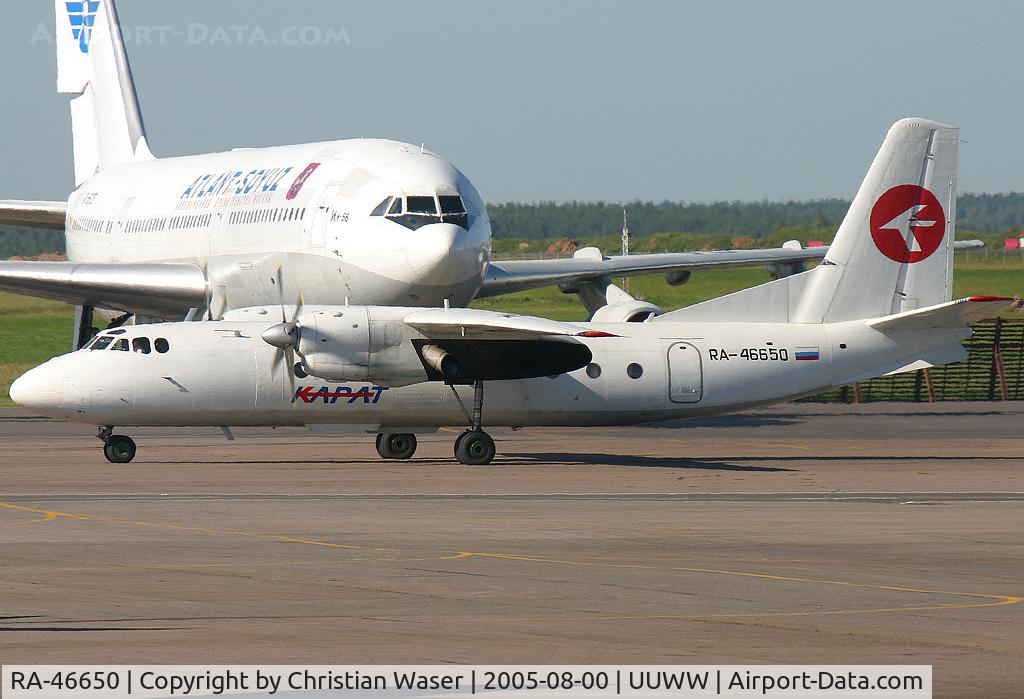 RA-46650, 1974 Antonov An-24RV C/N 47309201, Karat