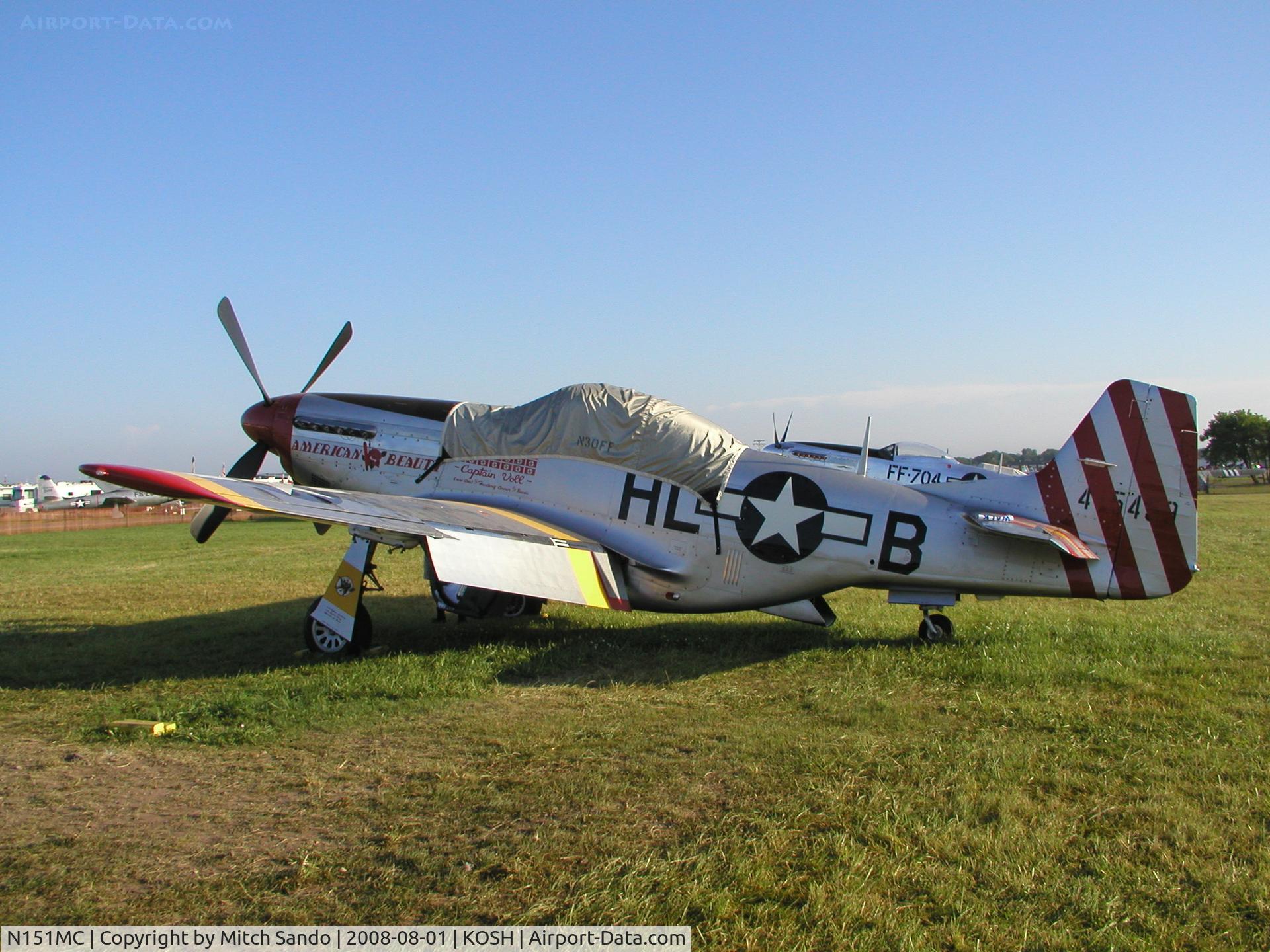 N151MC, 1968 North American F-51D Mustang Mustang C/N AF6722581, EAA AirVenture 2008.