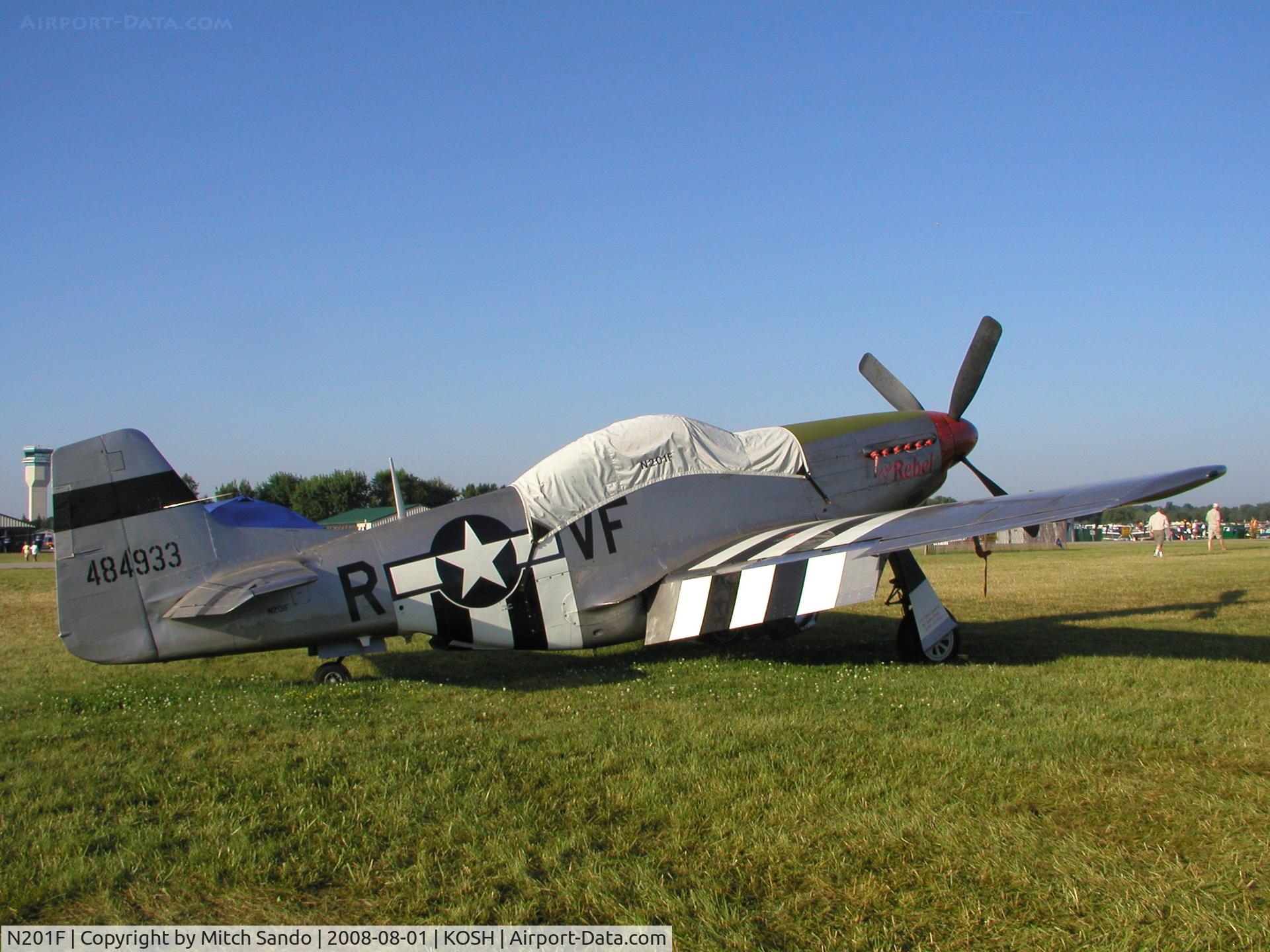 N201F, 1944 North American P-51D Mustang C/N 44-84933N, EAA AirVenture 2008.