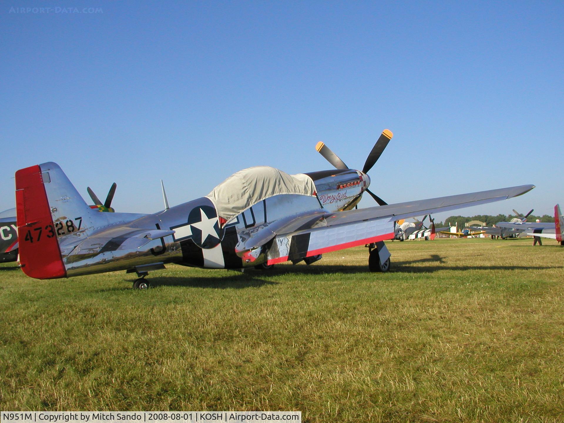N951M, 1944 North American P-51D Mustang C/N 122-39746 (44-73287N), EAA AirVenture 2008.