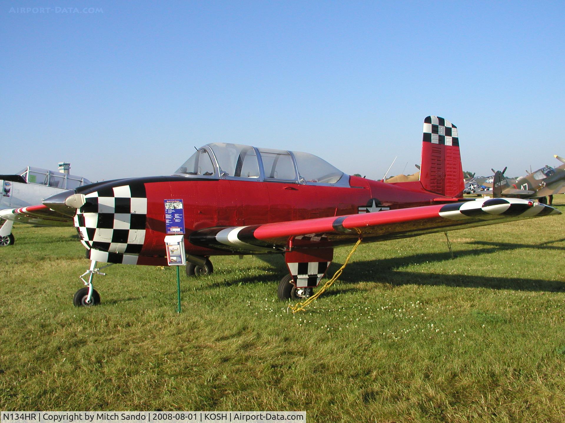 N134HR, 1955 Beech A45 C/N G-745, EAA AirVenture 2008.