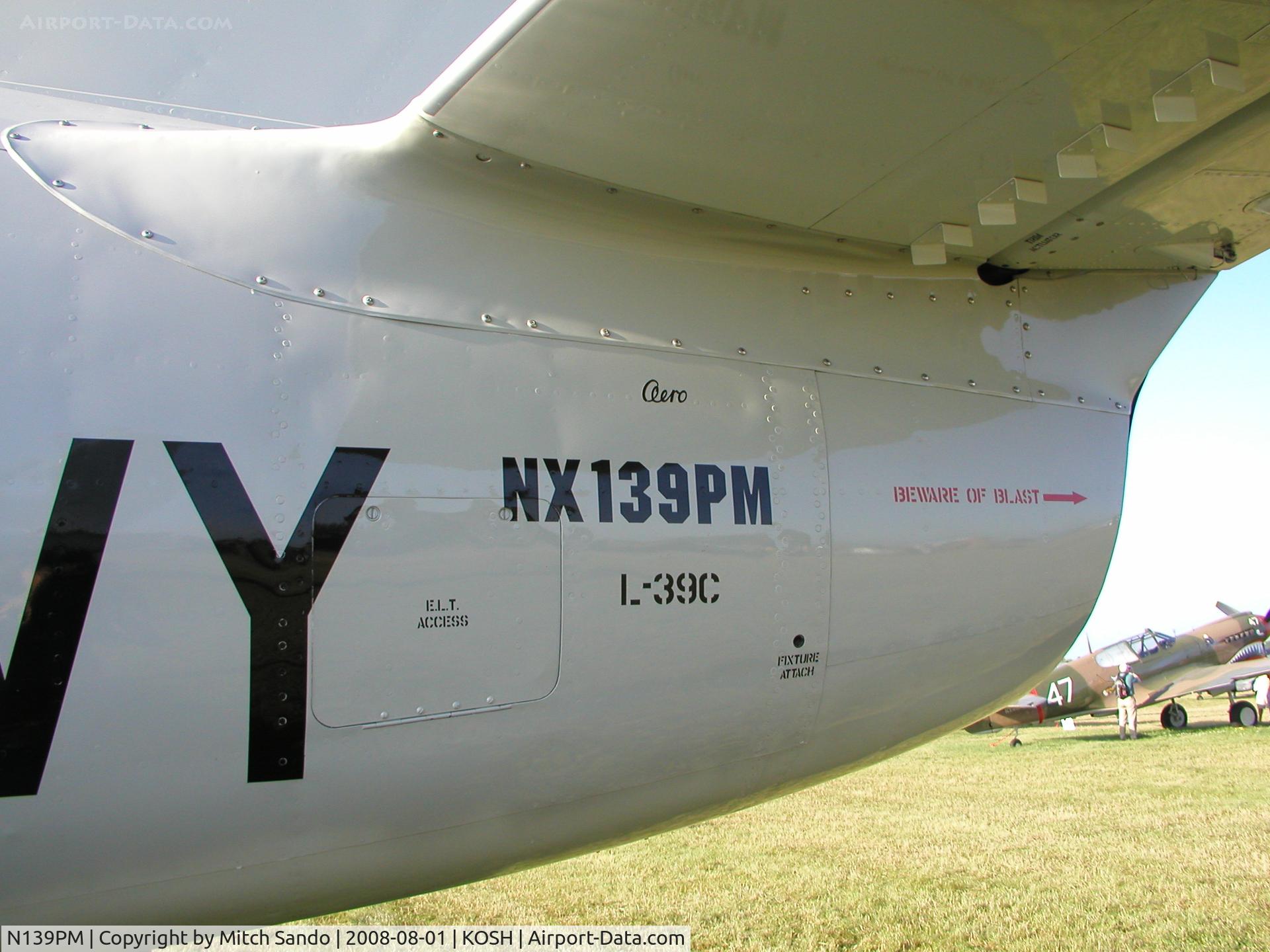 N139PM, 1984 Aero L-39C Albatros C/N 432913, EAA AirVenture 2008.