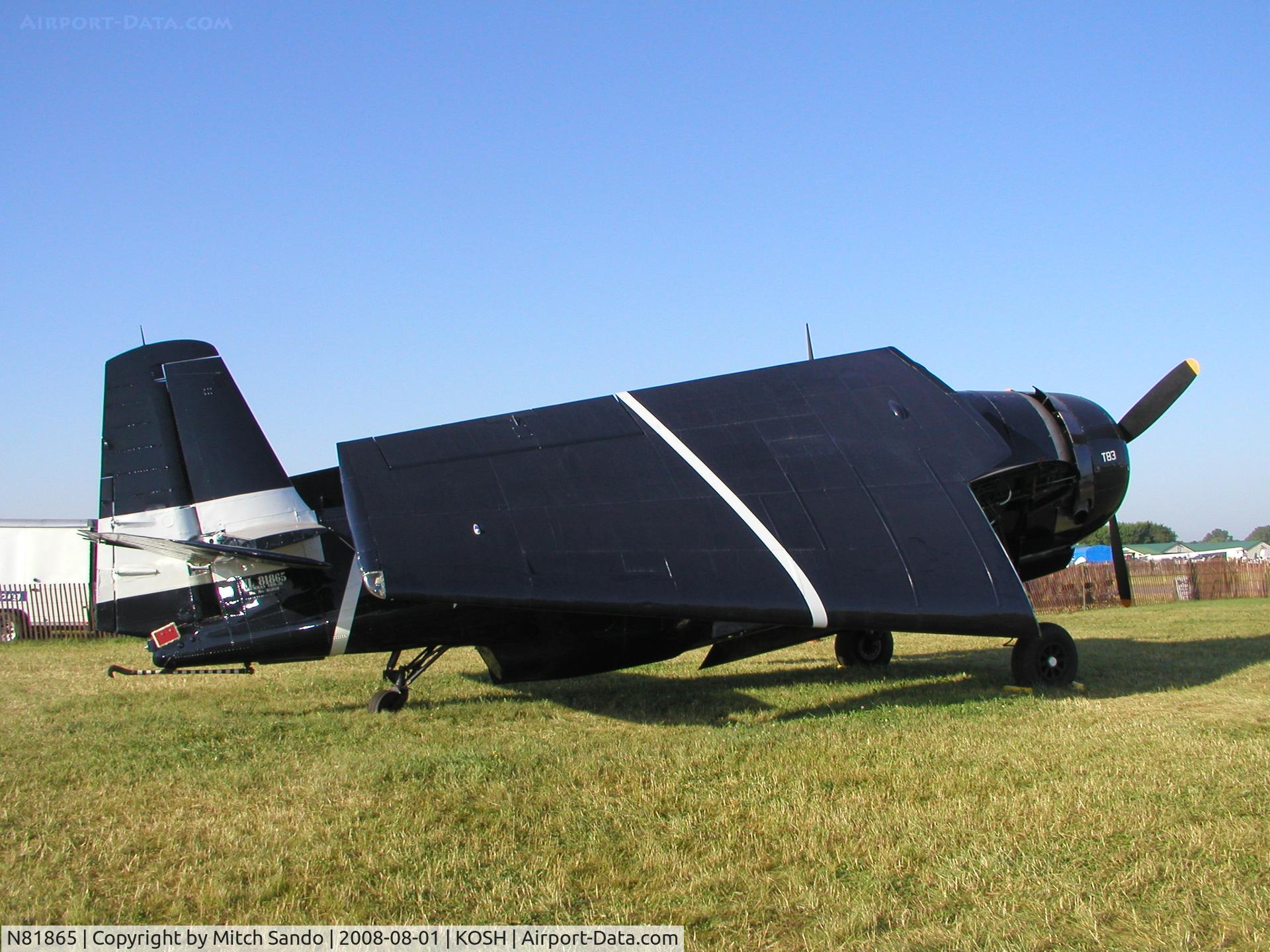 N81865, 1945 Grumman TBM-3E Avenger C/N 5632, EAA AirVenture 2008.