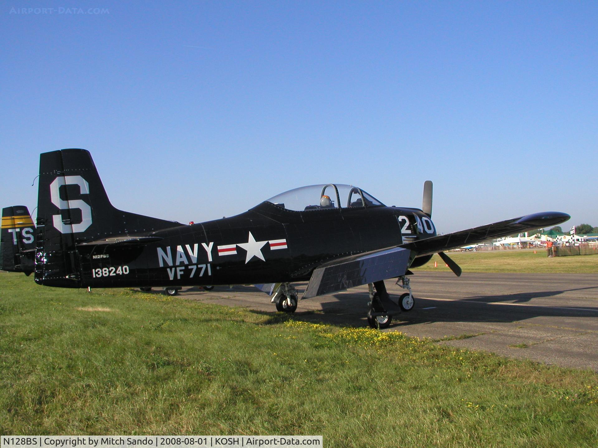 N128BS, 1955 North American T-28B Trojan C/N 200-311 (138240), EAA AirVenture 2008.