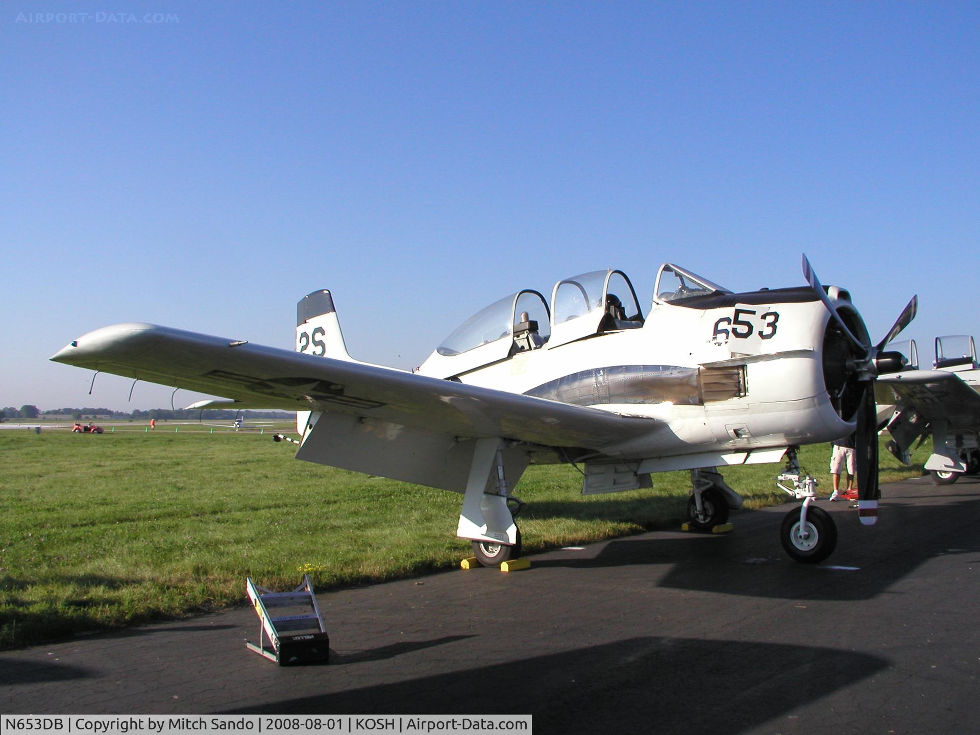 N653DB, 1957 North American T-28C Trojan Trojan C/N 226-230, EAA AirVenture 2008.