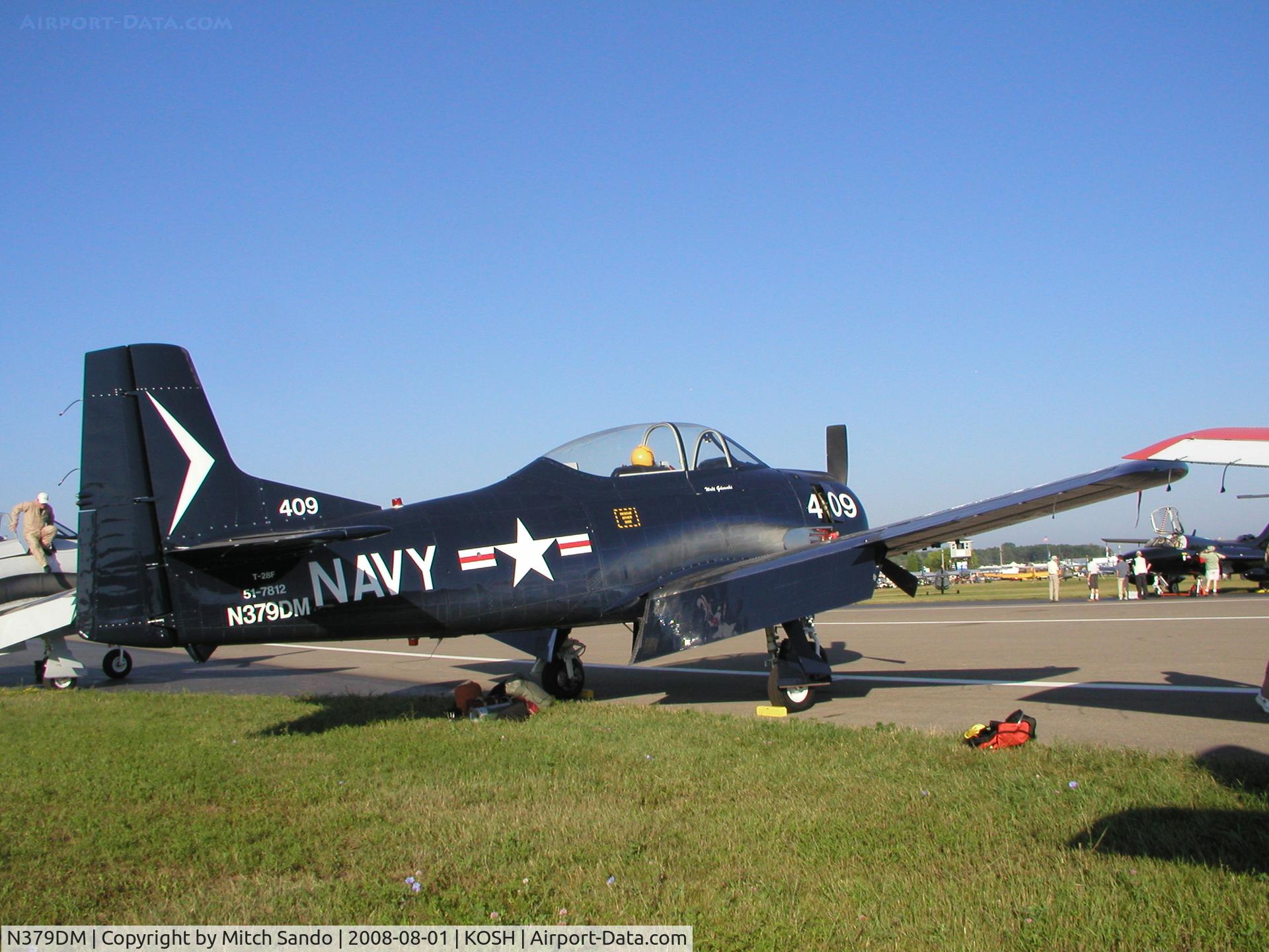 N379DM, 1951 North American T-28A Trojan C/N 174-665, EAA AirVenture 2008.