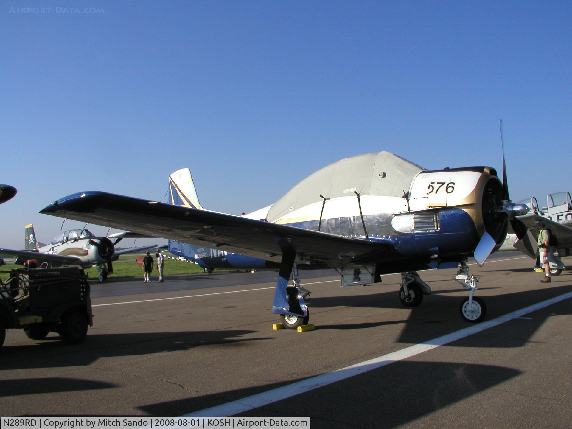 N289RD, 1956 North American T-28C Trojan C/N 226-153, EAA AirVenture 2008.